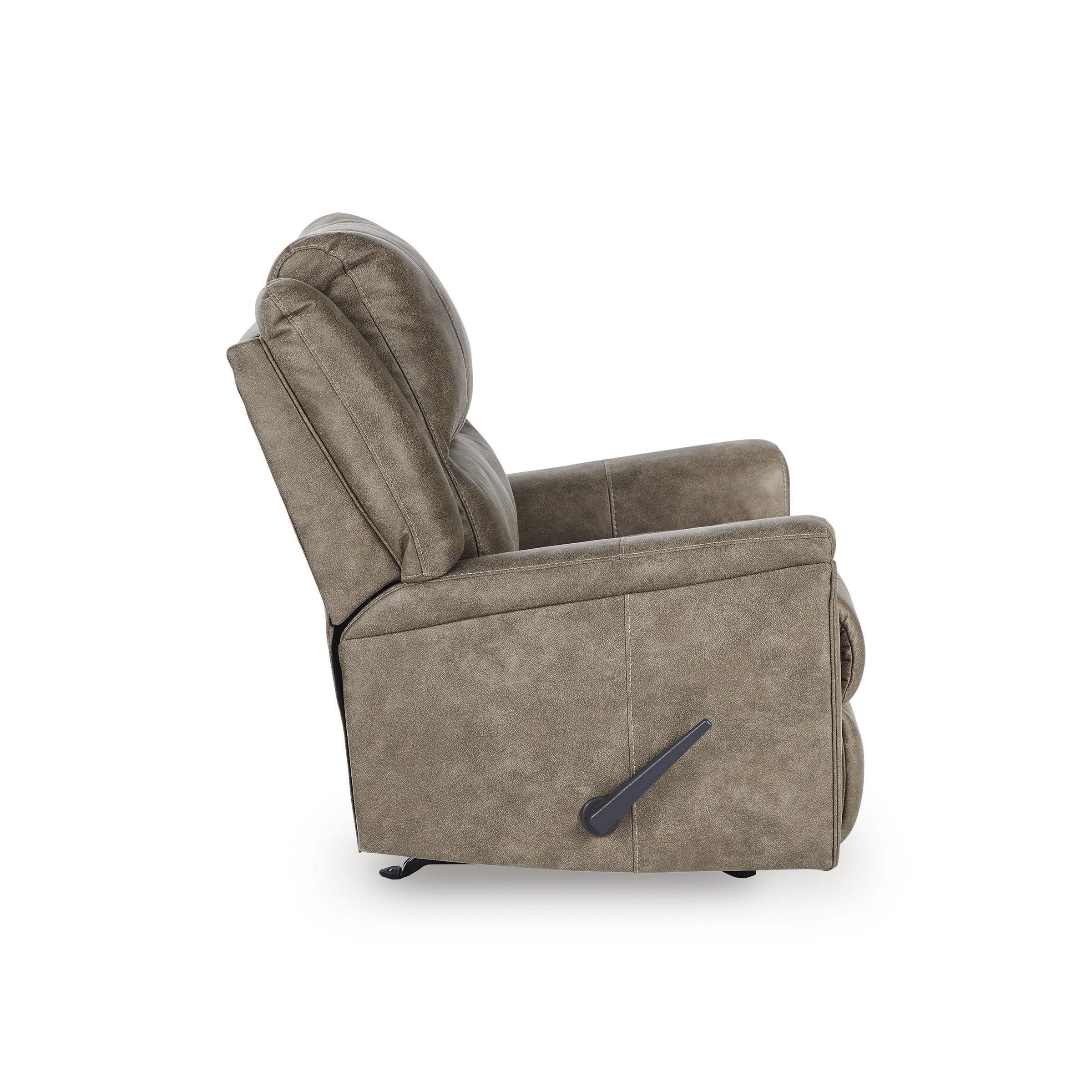 Diamond Modern Furniture Exclusive Design Lixtowel Rocker Leather Look Recliner PC5300525 IMAGE 4