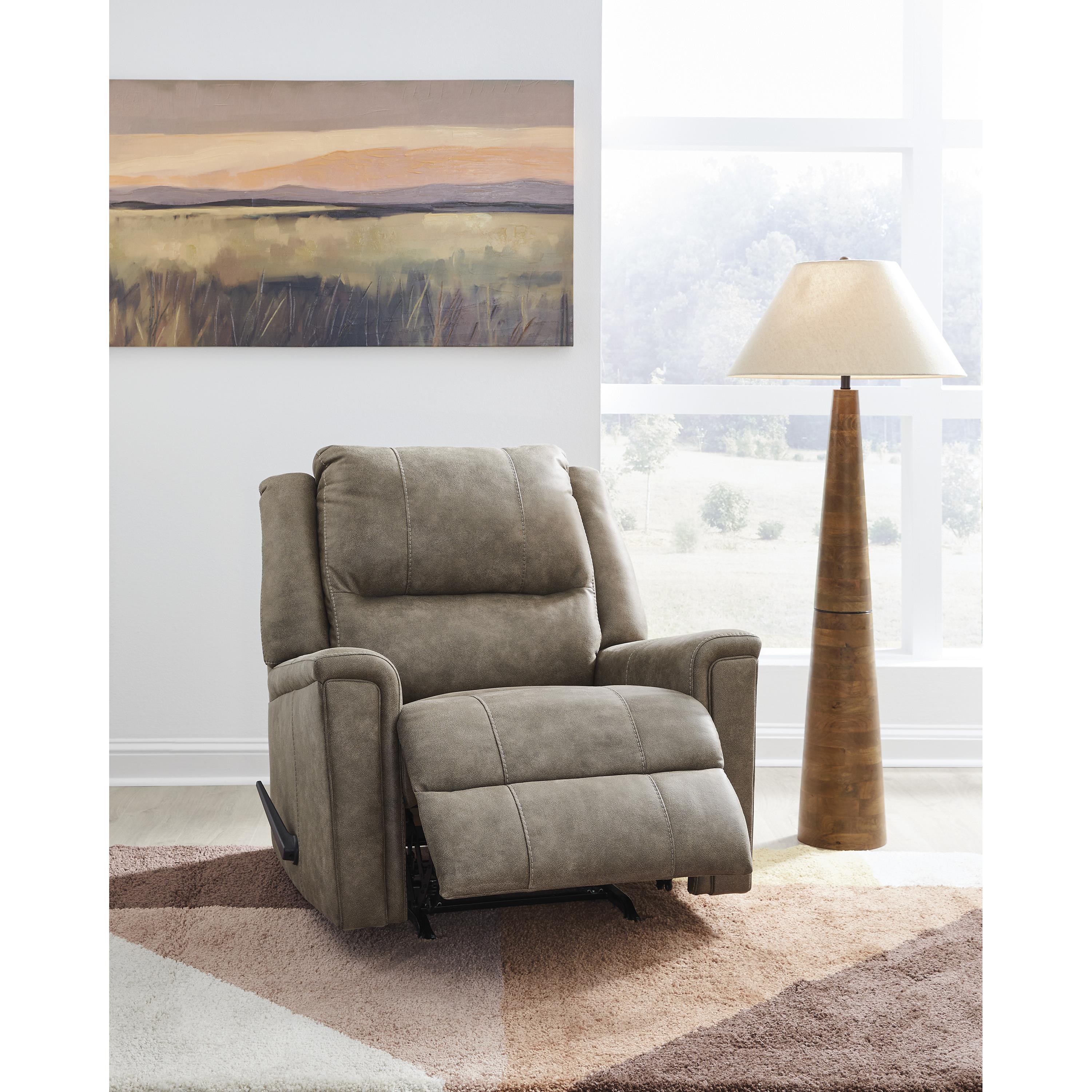 Diamond Modern Furniture Exclusive Design Lixtowel Rocker Leather Look Recliner PC5300525 IMAGE 7