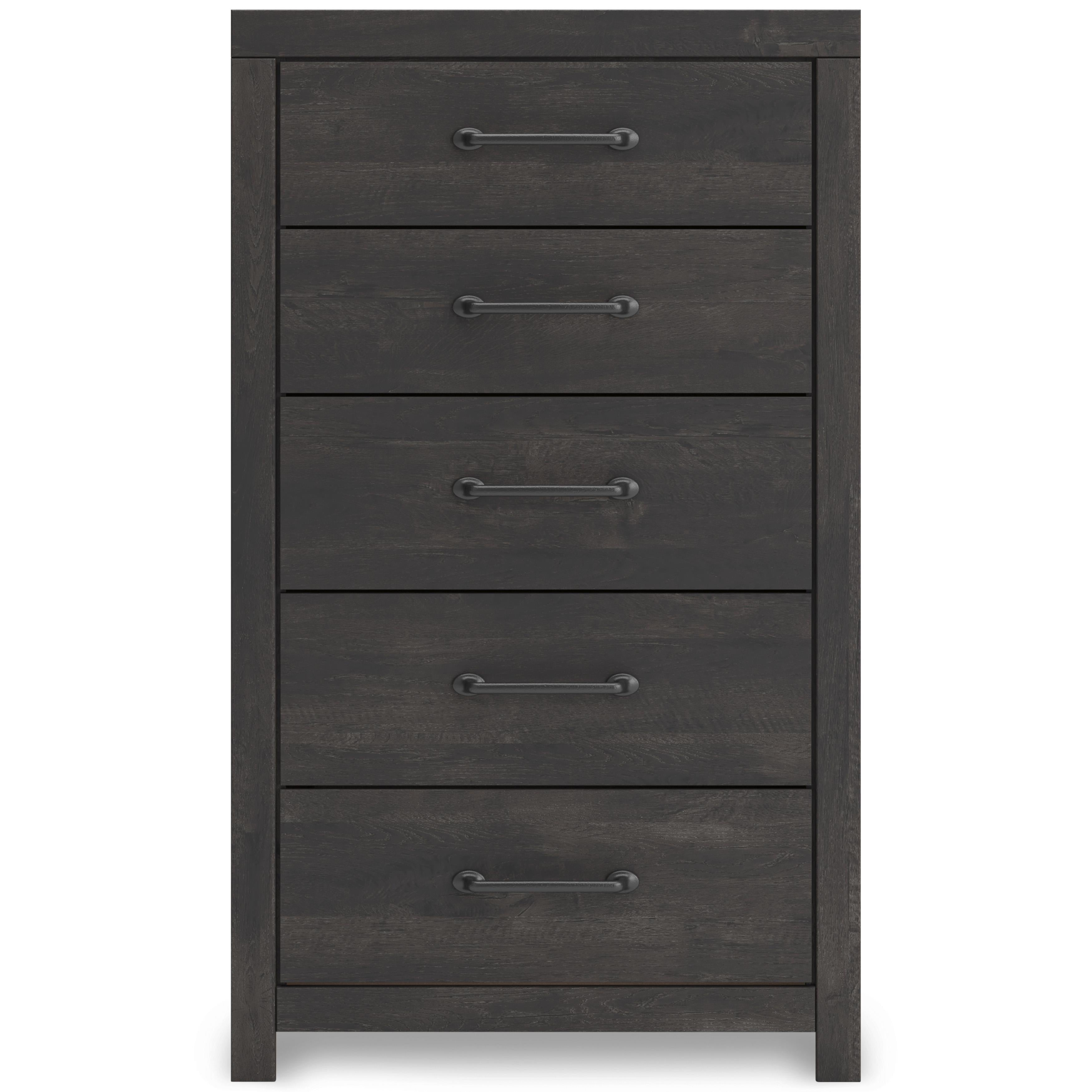 Diamond Modern Furniture Exclusive Design Hollivern 5-Drawer Chest PCB2108-46 IMAGE 3