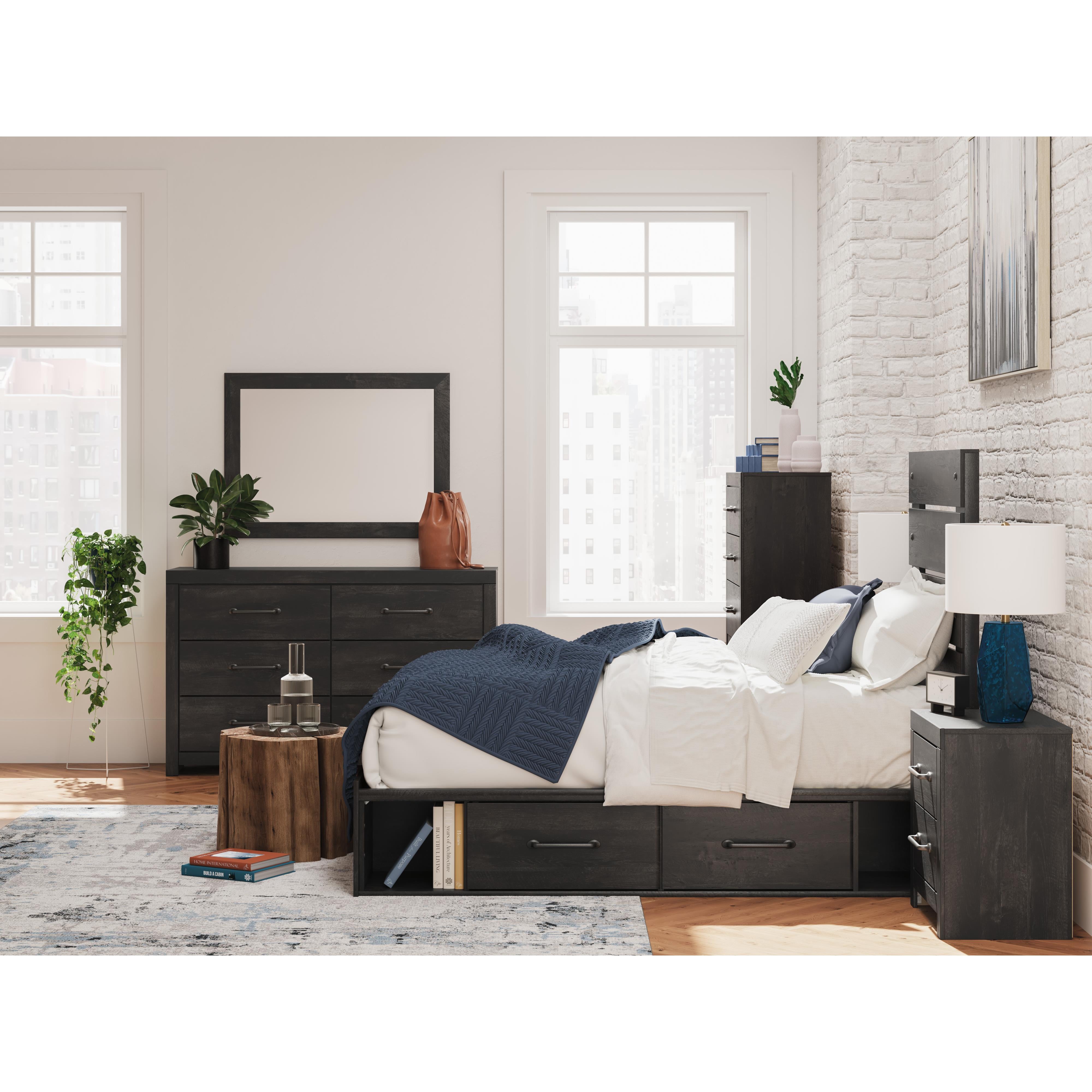 Diamond Modern Furniture Exclusive Design Hollivern 2-Drawer Nightstand PCB2108-92 IMAGE 17