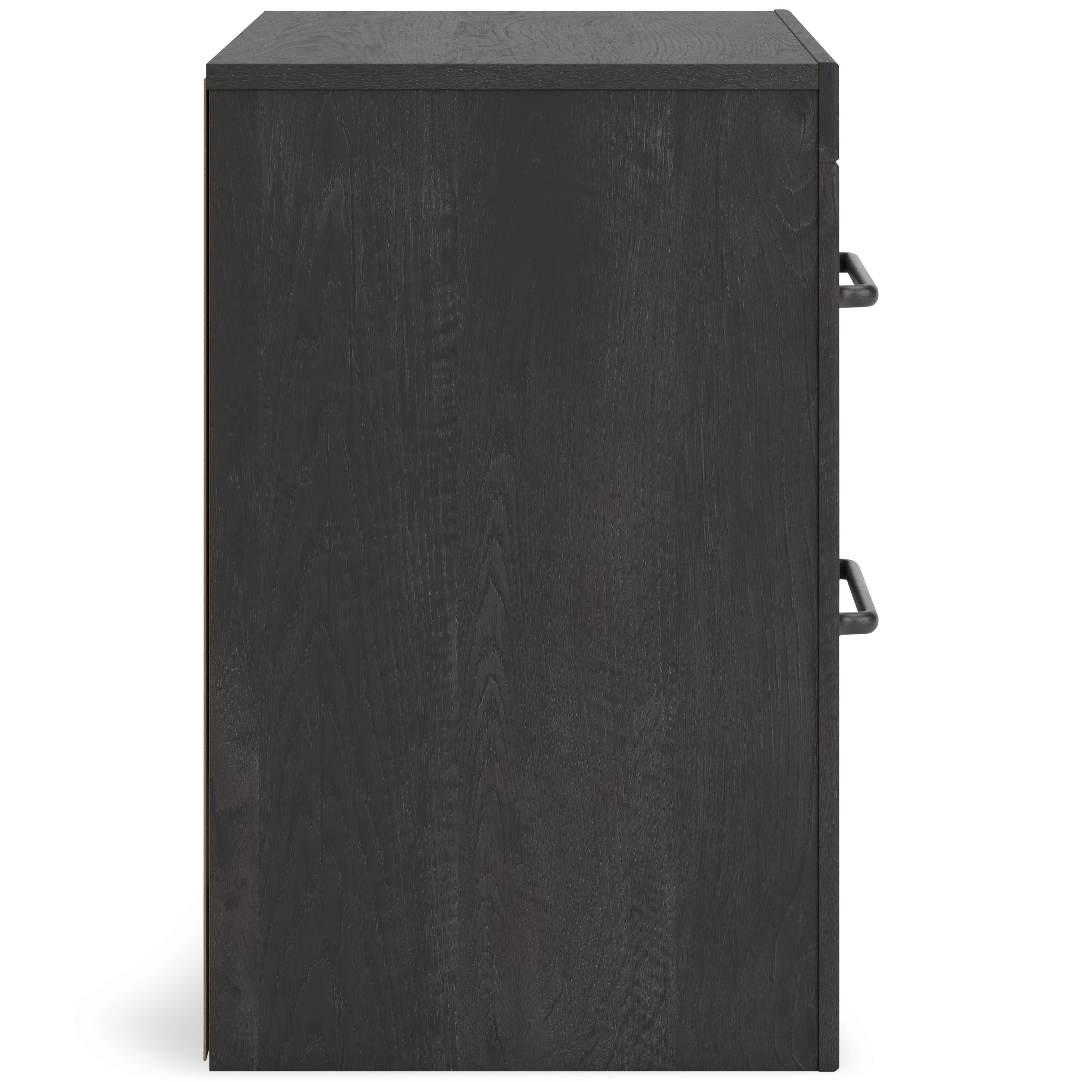 Diamond Modern Furniture Exclusive Design Hollivern 2-Drawer Nightstand PCB2108-92 IMAGE 4