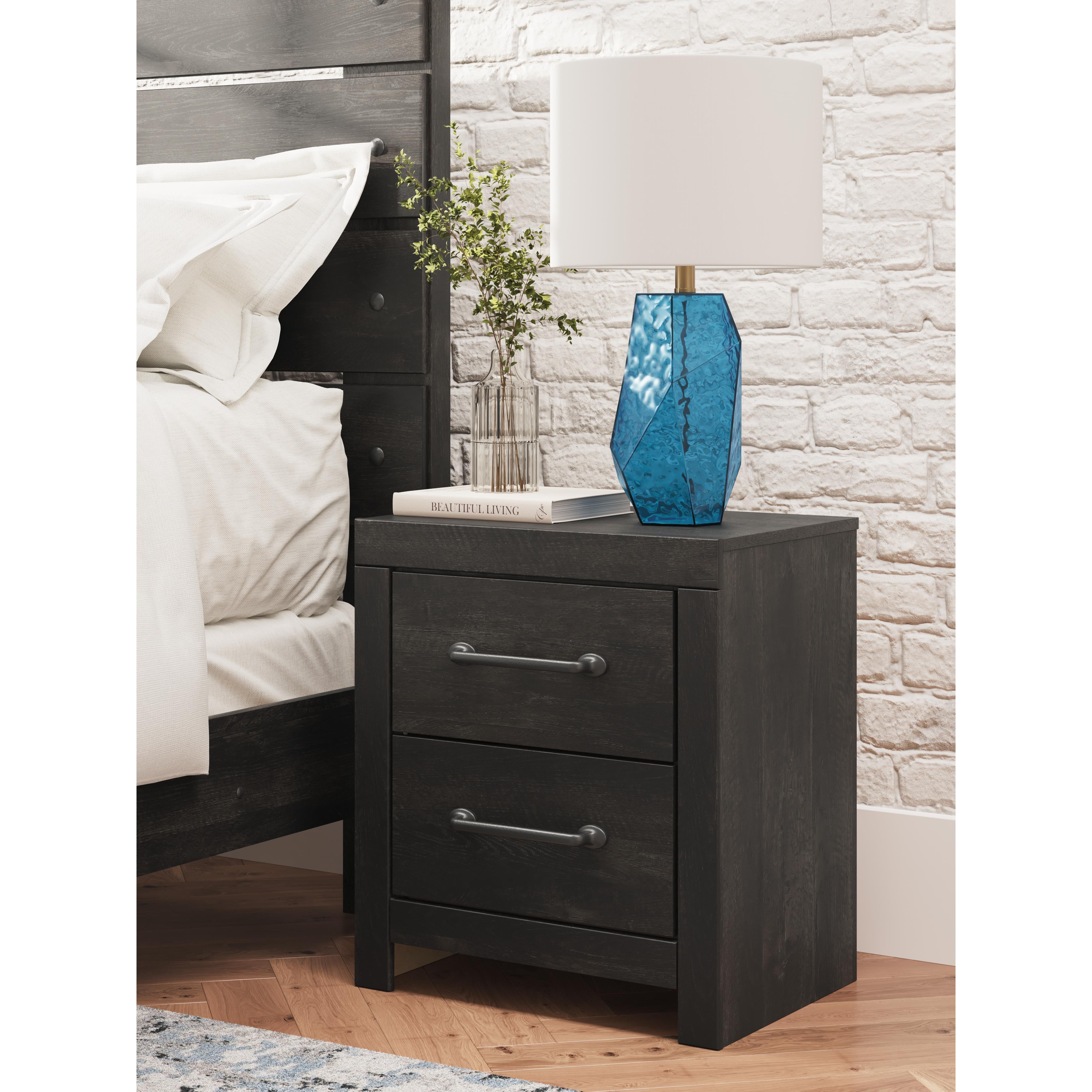 Diamond Modern Furniture Exclusive Design Hollivern 2-Drawer Nightstand PCB2108-92 IMAGE 7