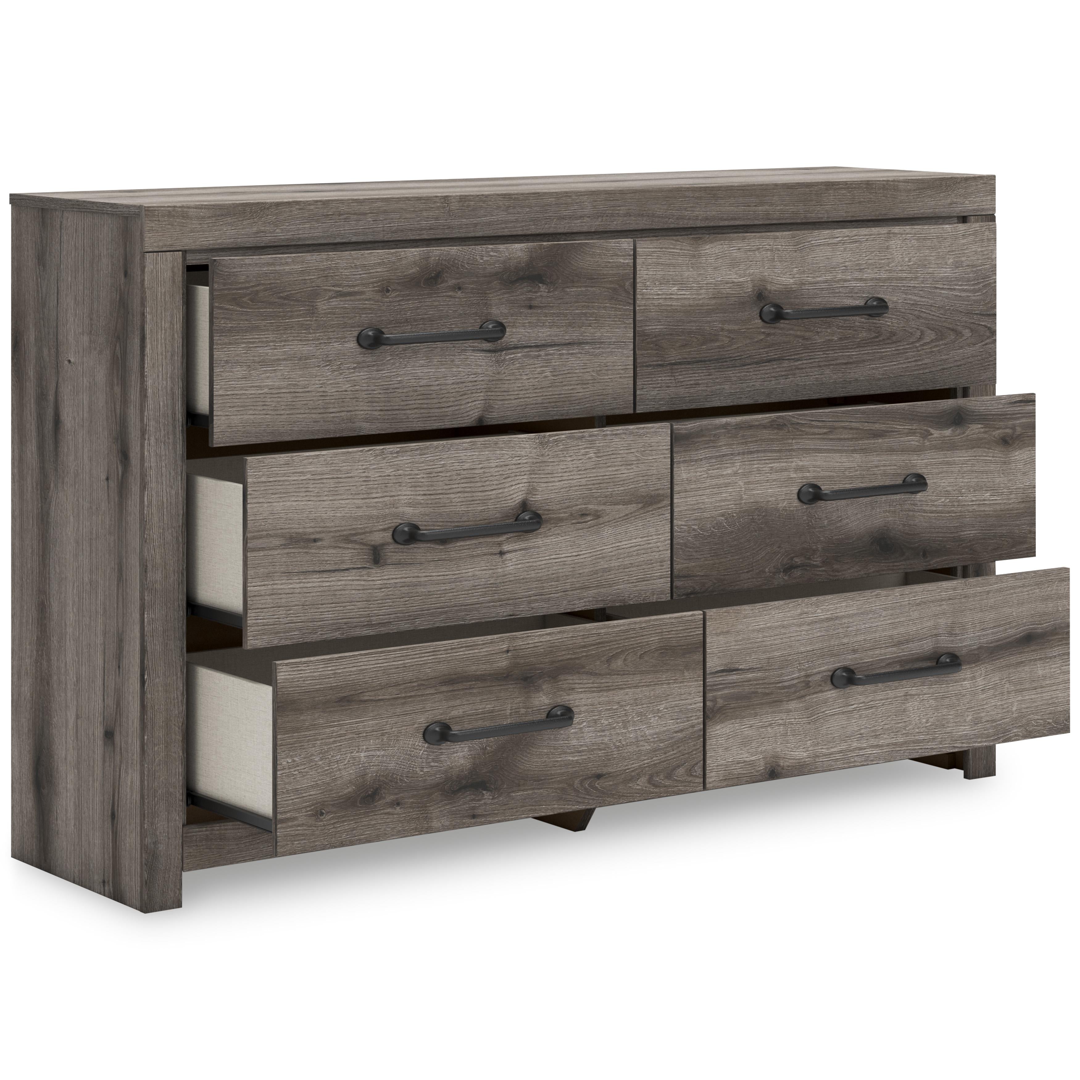 Diamond Modern Furniture Exclusive Design Graystorm 6-Drawer Dresser PCB2405-31 IMAGE 2