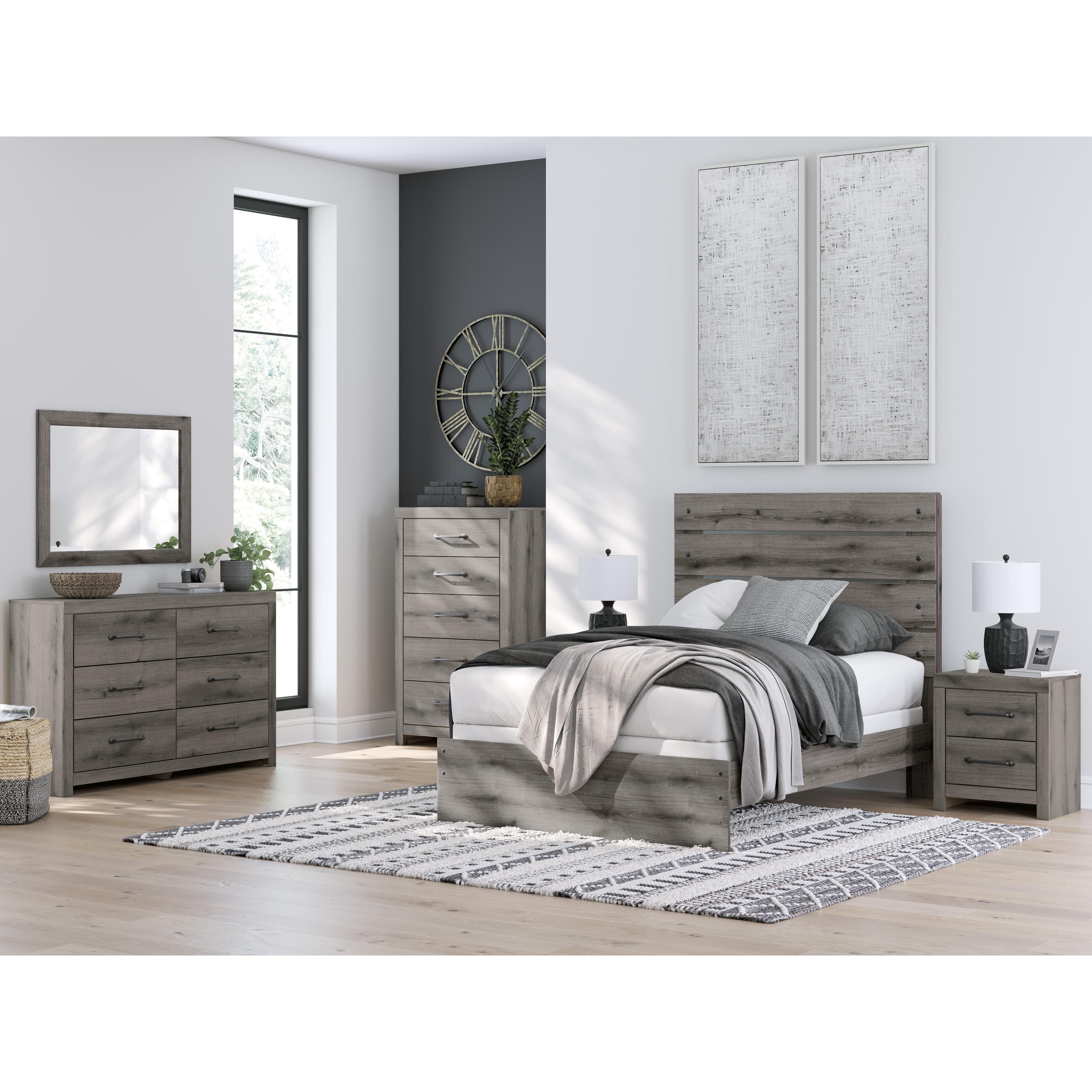 Diamond Modern Furniture Exclusive Design Graystorm 2-Drawer Nightstand PCB2405-92 IMAGE 12