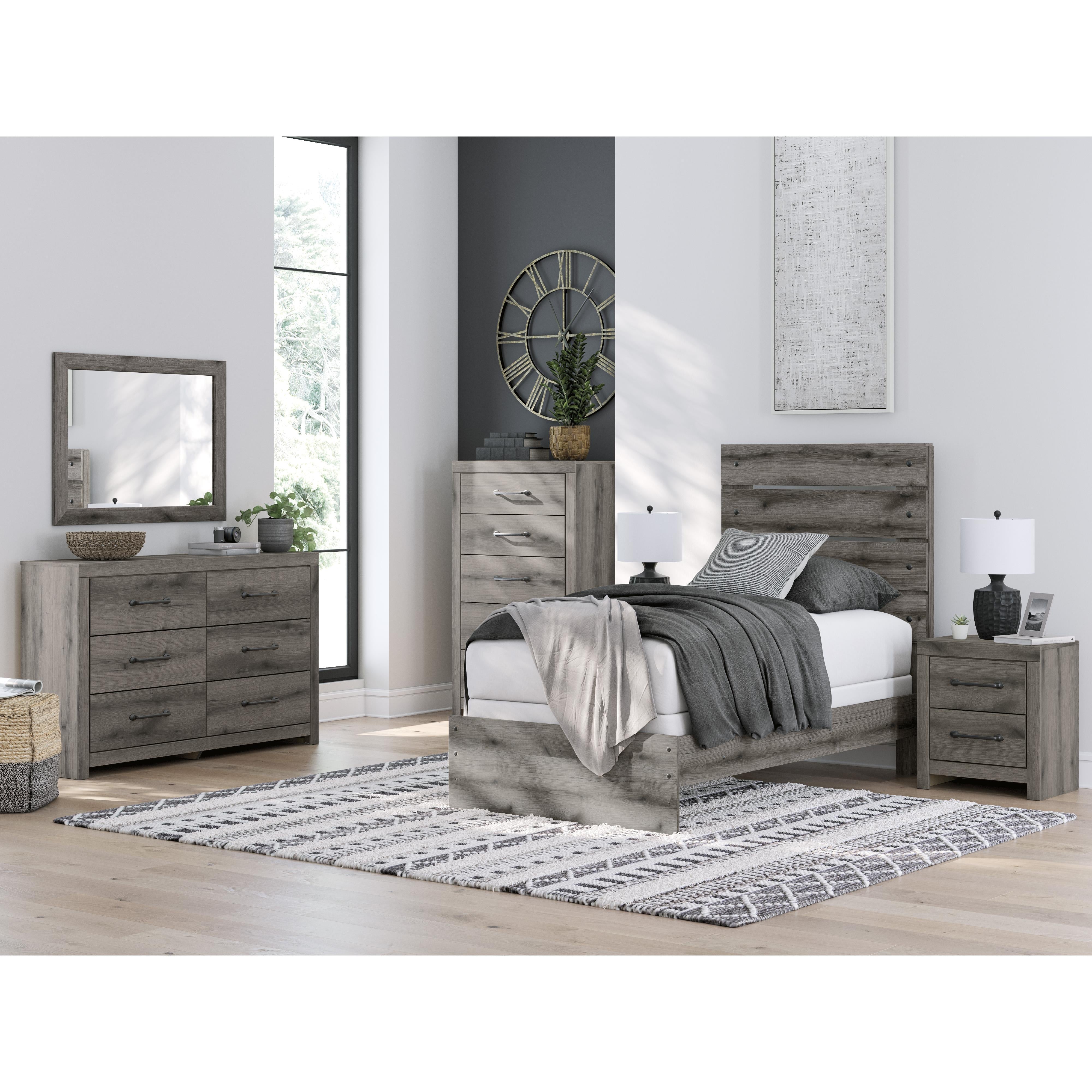 Diamond Modern Furniture Exclusive Design Graystorm 2-Drawer Nightstand PCB2405-92 IMAGE 16