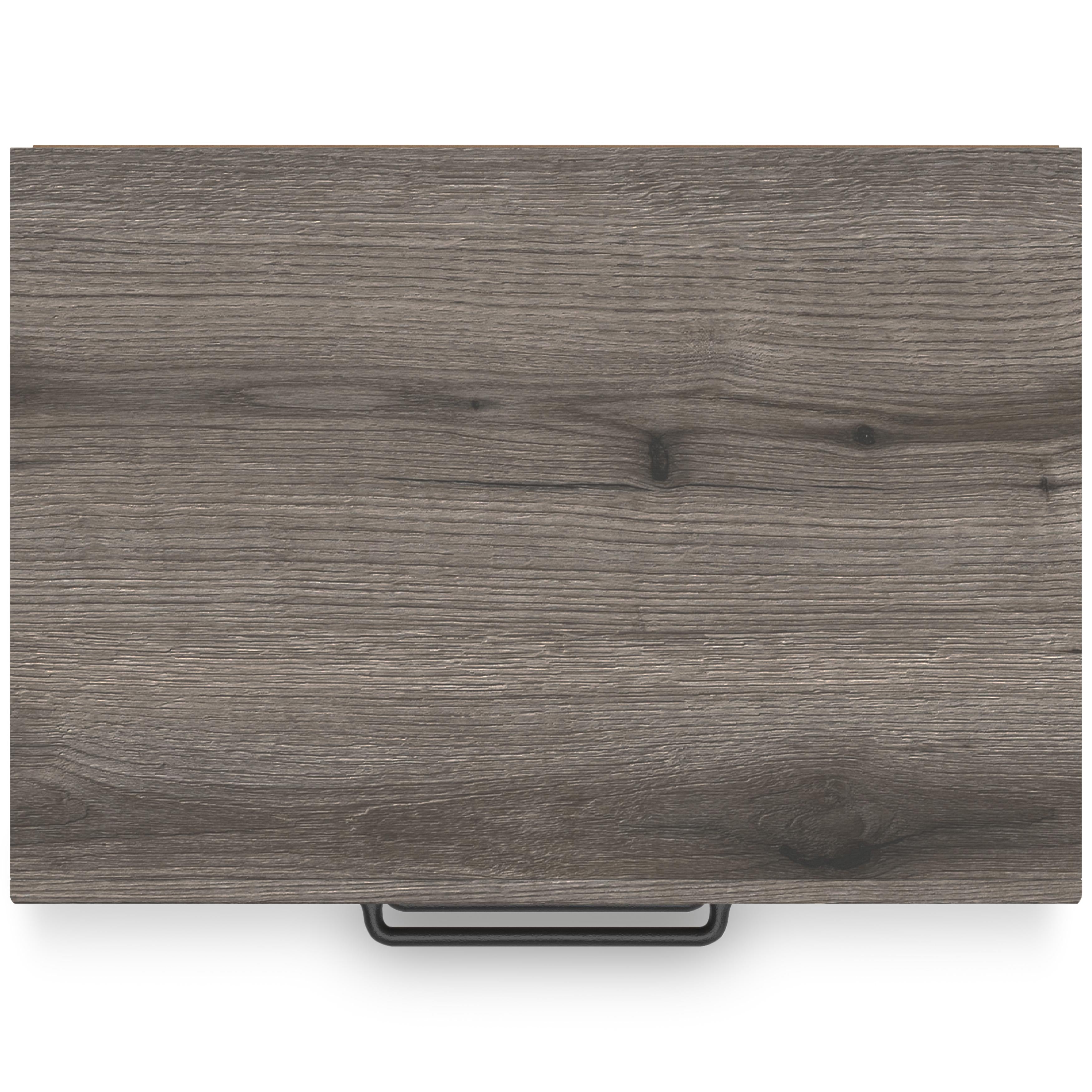 Diamond Modern Furniture Exclusive Design Graystorm 2-Drawer Nightstand PCB2405-92 IMAGE 6