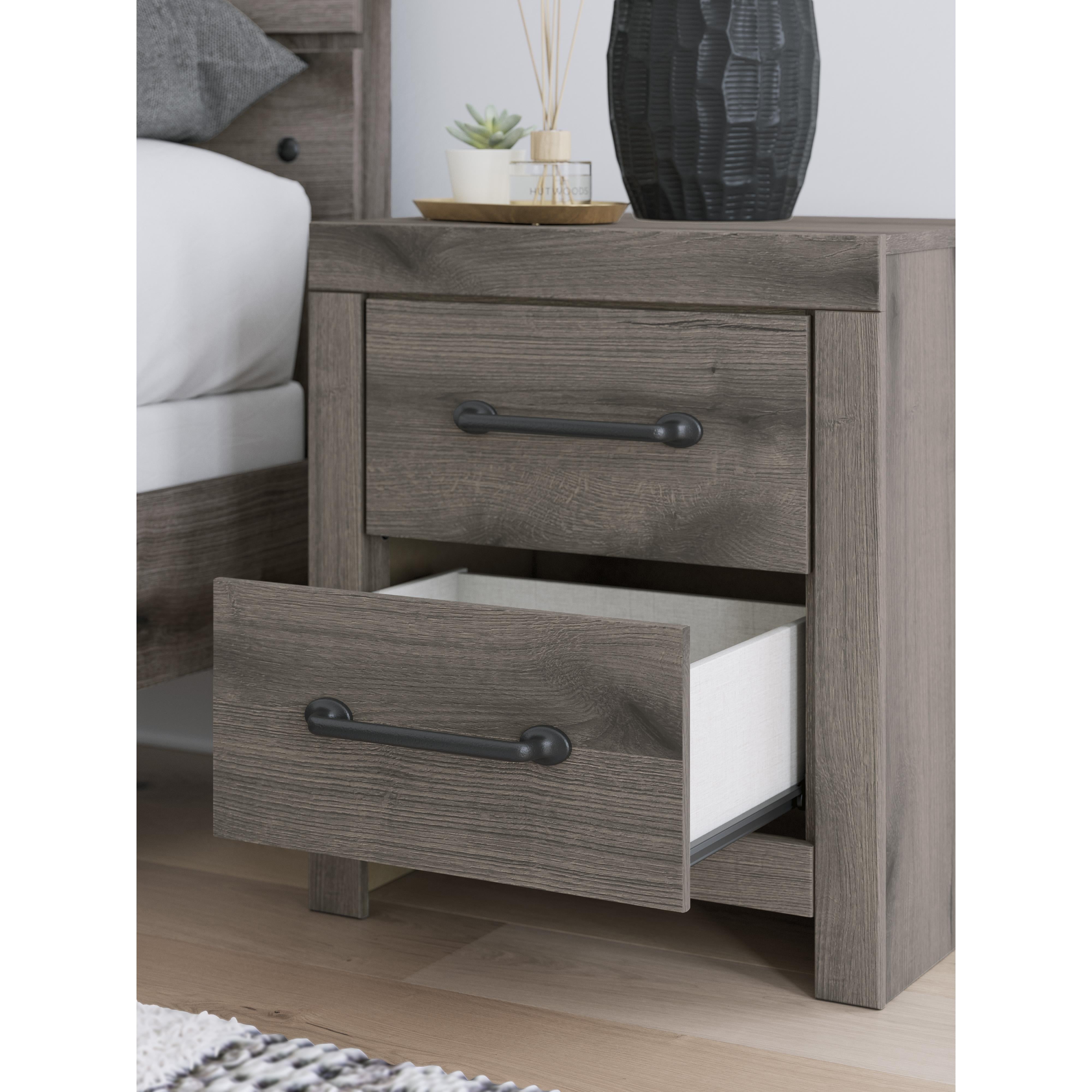 Diamond Modern Furniture Exclusive Design Graystorm 2-Drawer Nightstand PCB2405-92 IMAGE 8