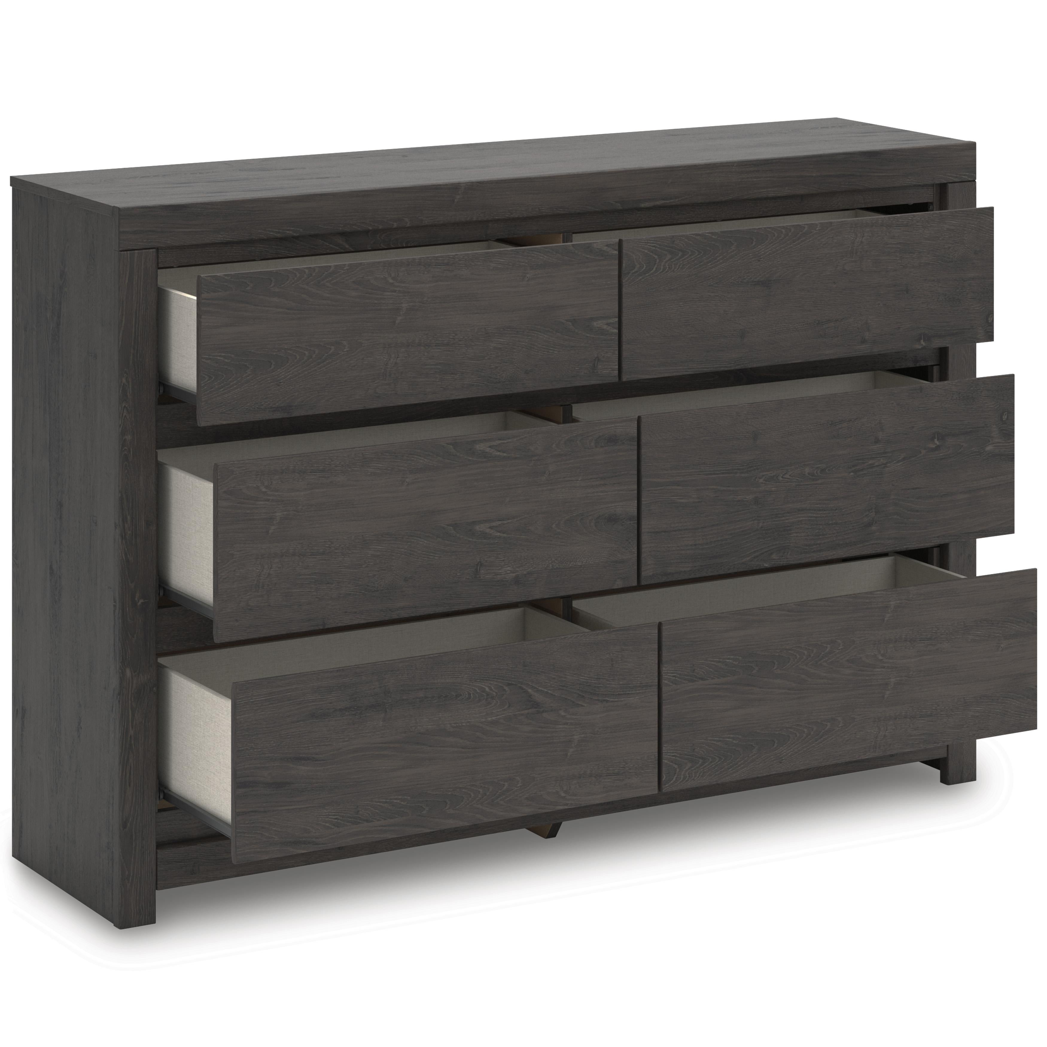 Diamond Modern Furniture Exclusive Design Fraluna 6-Drawer Dresser PCB3370-31 IMAGE 2