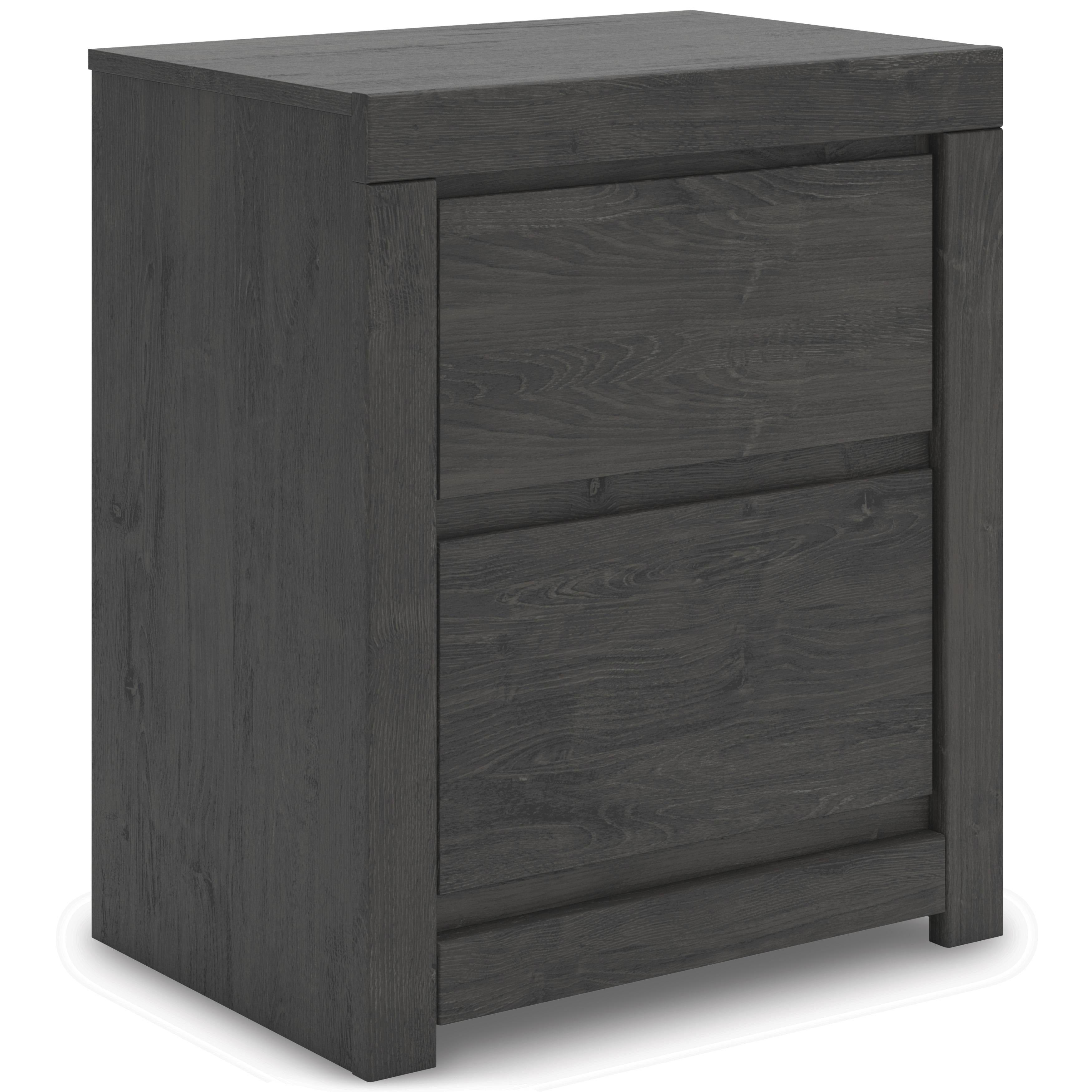 Diamond Modern Furniture Exclusive Design Fraluna 2-Drawer Nightstand PCB3370-92 IMAGE 1