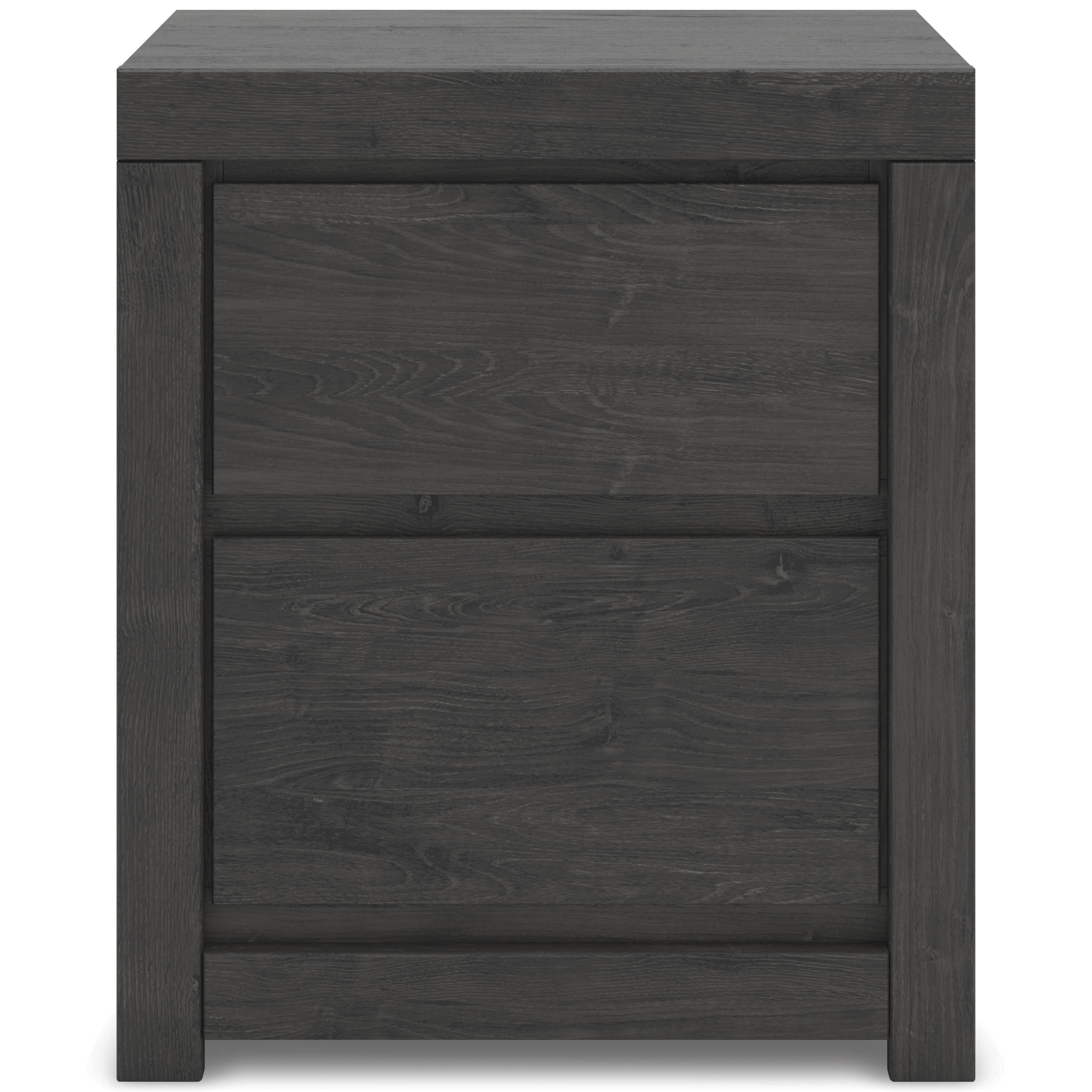 Diamond Modern Furniture Exclusive Design Fraluna 2-Drawer Nightstand PCB3370-92 IMAGE 3