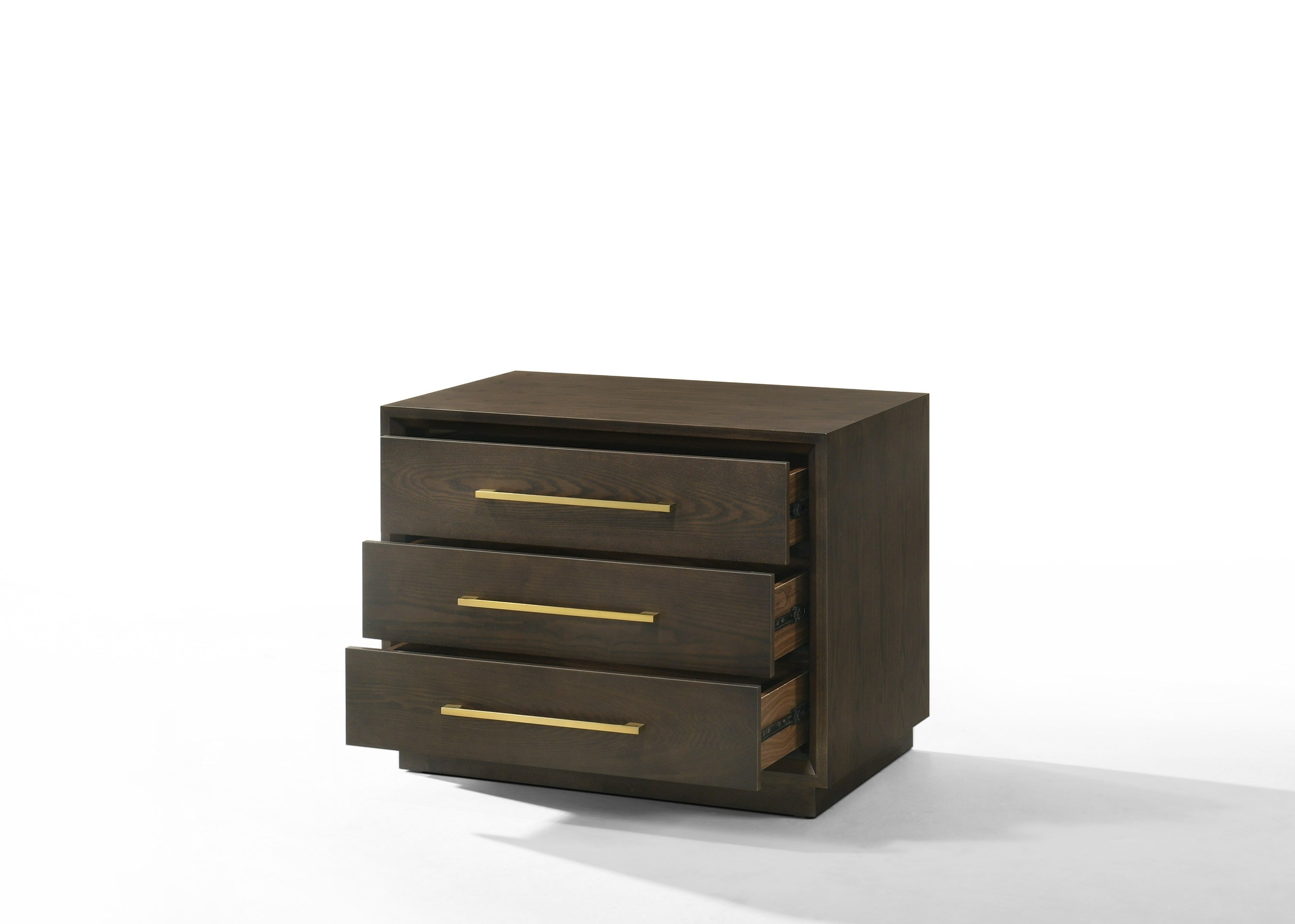 Modrest Manhattan - Contemporary Canopy Brown Oak Bedroom Set