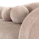 Divani Casa Calico - Contemporary Beige Fabric 4-Seat Sofa