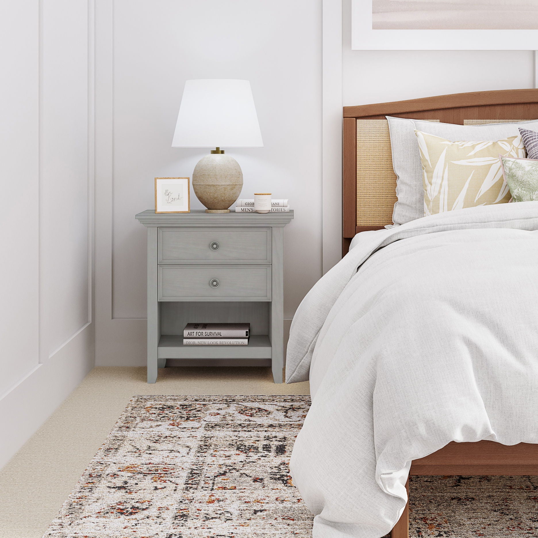 Amherst - Bedside Table, Handcrafted
