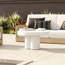 Modrest Bruni - Modern White Concrete Coffee Table
