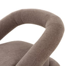 Divani Casa Tony - Modern Brown Fabric Swivel Accent Chair