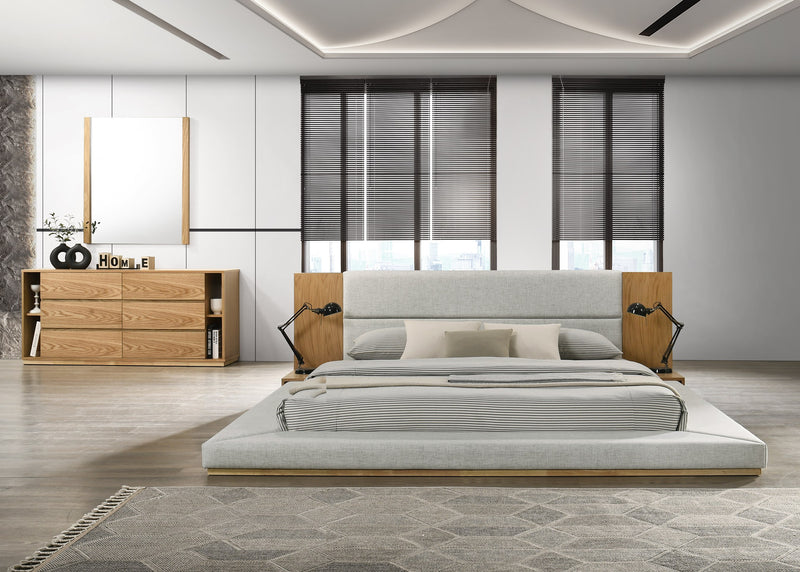 Nova Domus Jagger Modern Natural Oak Bed