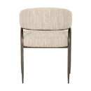 Modrest Kobe - Modern Beige Fabric Dining Chair