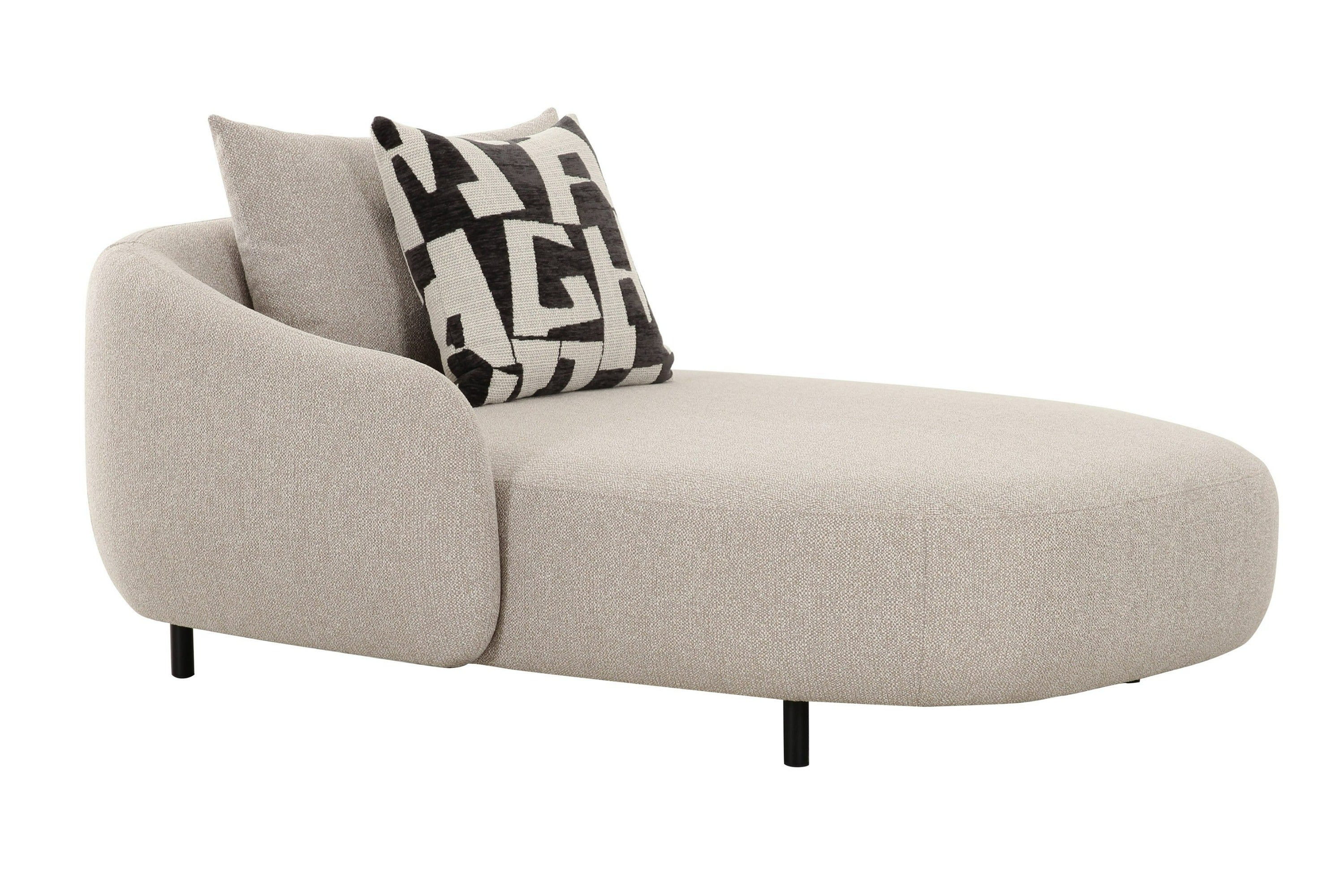 Divani Casa Marge - Contemporary Beige Sectional Sofa