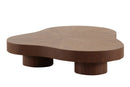 Modrest Larch - Modern Walnut Free Form Coffee Table