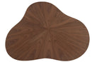 Modrest Larch - Modern Walnut Free Form Coffee Table