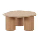 Modrest Seymour - Modern White Oak Low Coffee Table