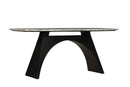 Modrest Colbert - Modern Black & White Marble Dining Table