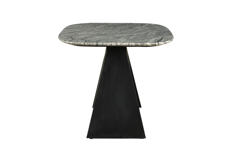 Modrest Colbert - Modern Black & White Marble Dining Table
