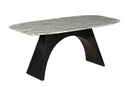 Modrest Colbert - Modern Black & White Marble Dining Table