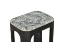 Modrest Marco - Modern Black & White Granite End Table