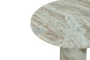 Modrest Isaac - Modern Natural Marble Round Coffee Table