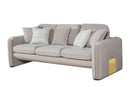 Divani Casa Gaston - Modern Taupe Velvet Sofa