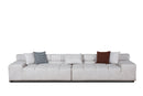 Divani Casa Rhonda - Modern Beige Fabric Modular Sectional Sofa