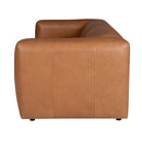 Divani Casa Atka - Modern Brown Leather Sofa