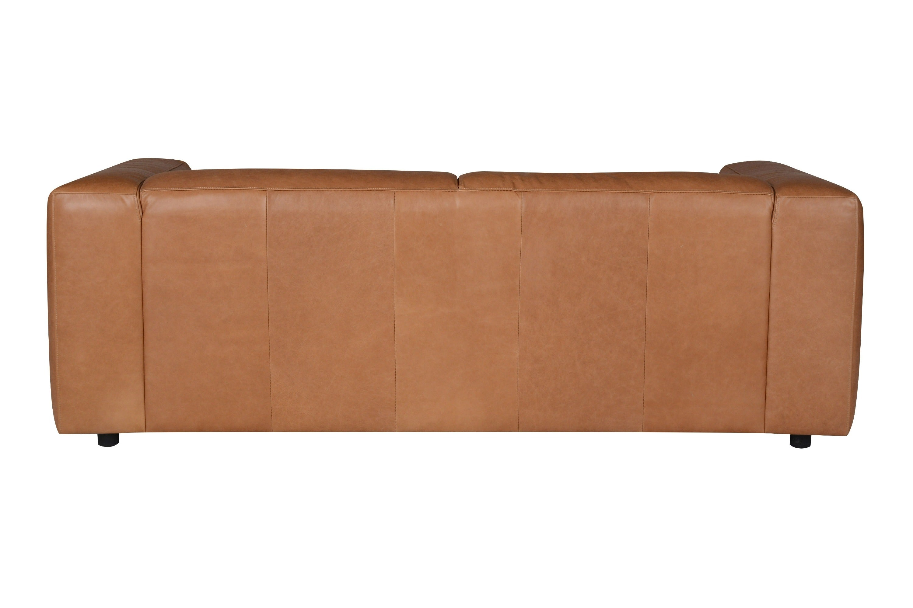 Divani Casa Atka - Modern Brown Leather Sofa