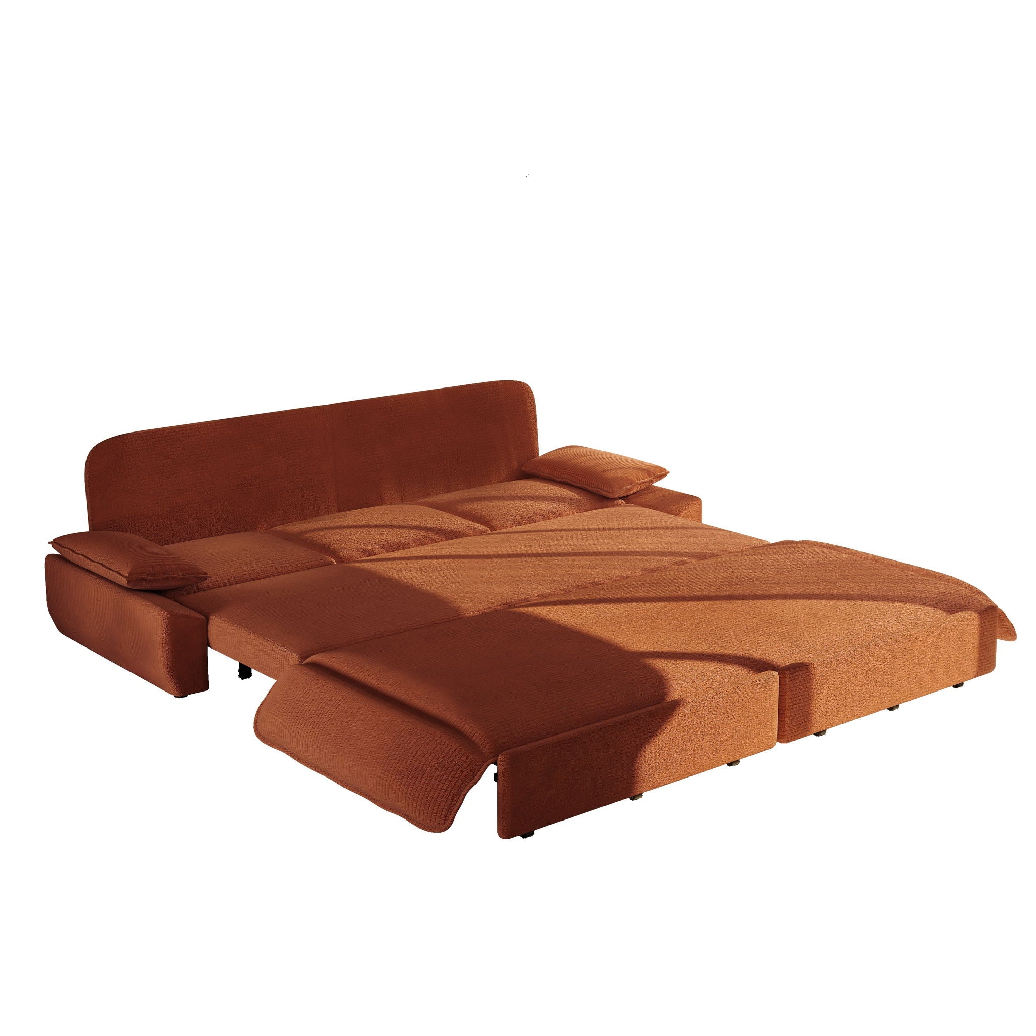 King Size Pull Out Sofa Bed, 3 In 1 Convertible Multifunctional