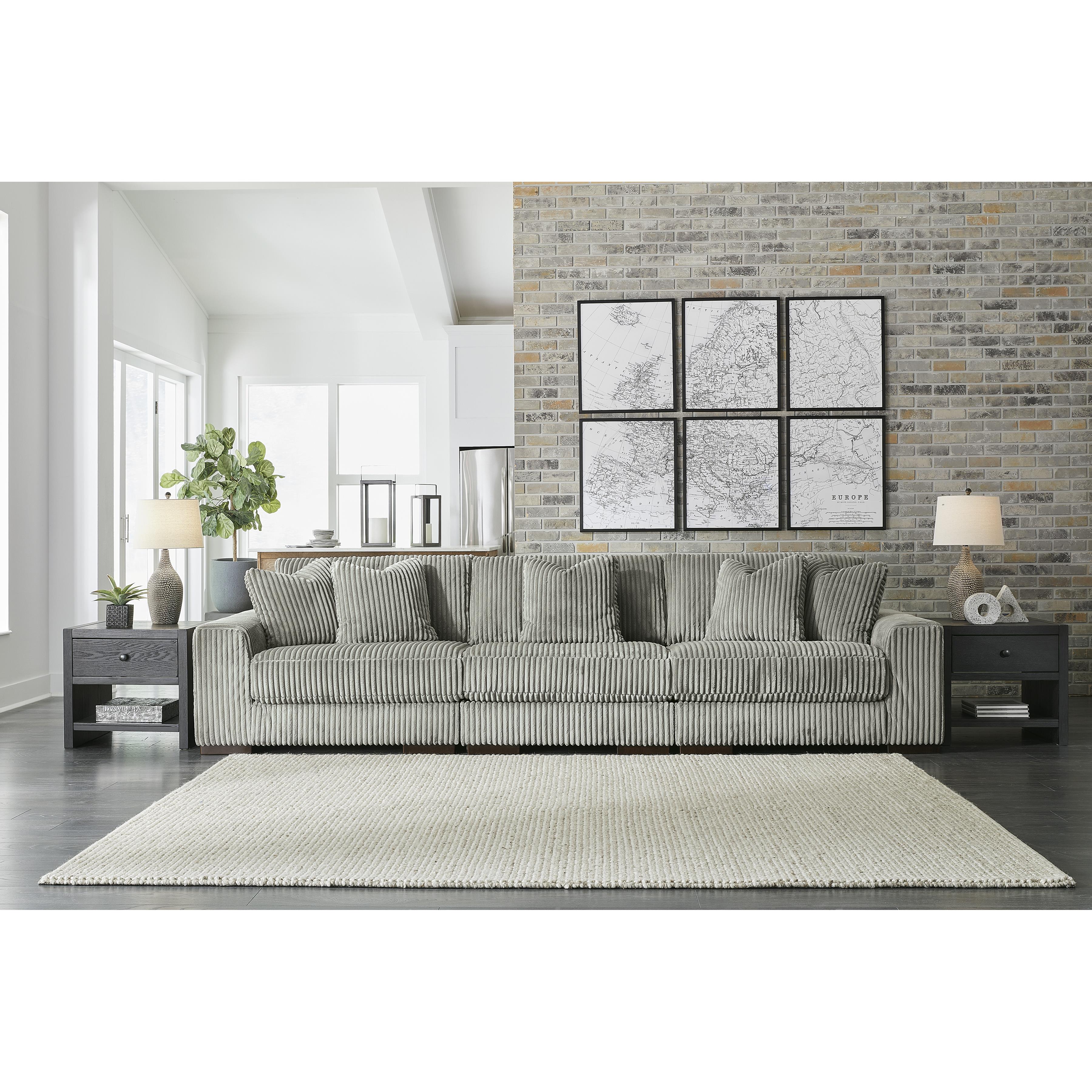 Signature Design by Ashley Lindyn 21105S14 3 pc Sectional Sofa IMAGE 2