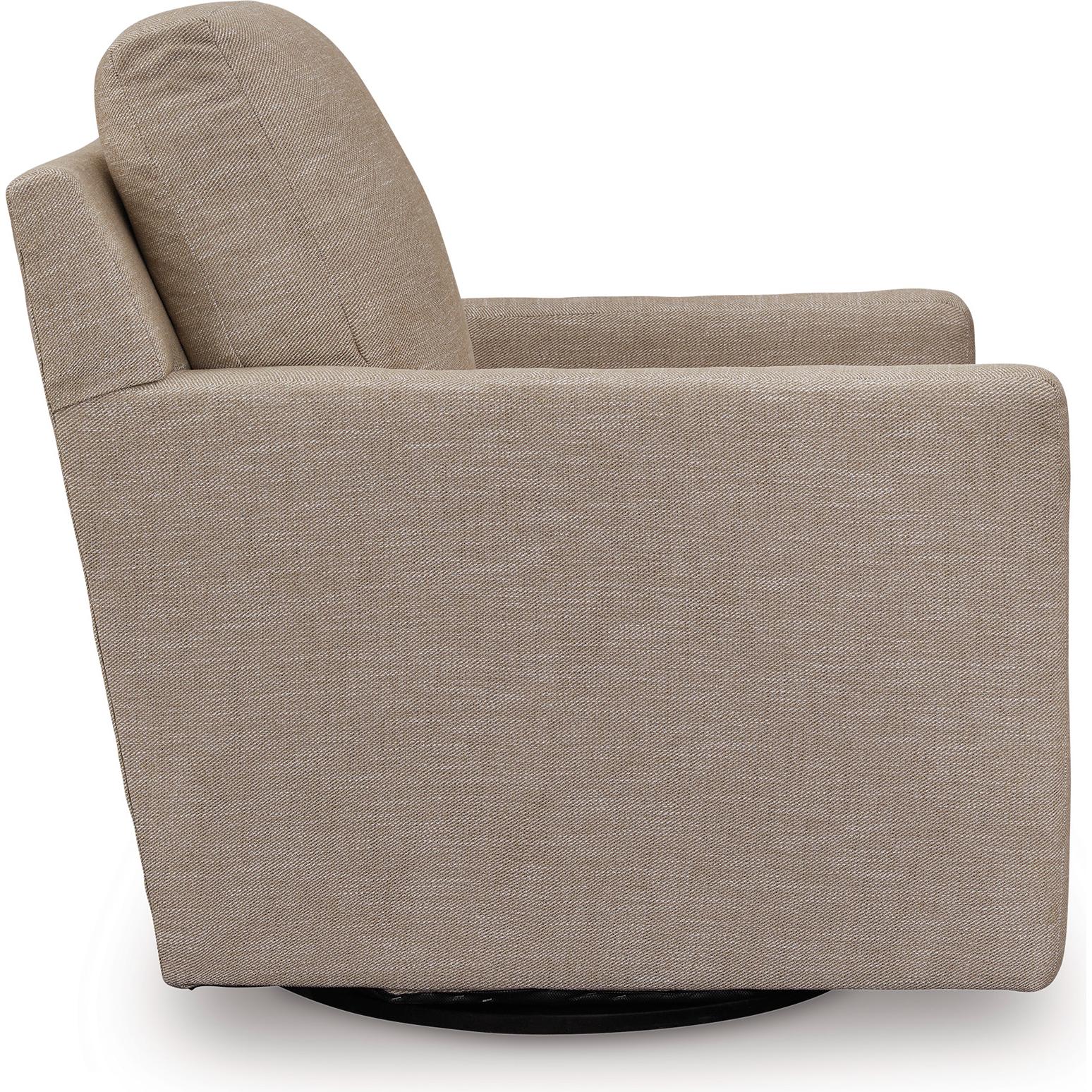 Diamond Modern Furniture Exclusive Design Freybourne Next-Gen Nuvella Swivel Accent Chair A3000736 IMAGE 3
