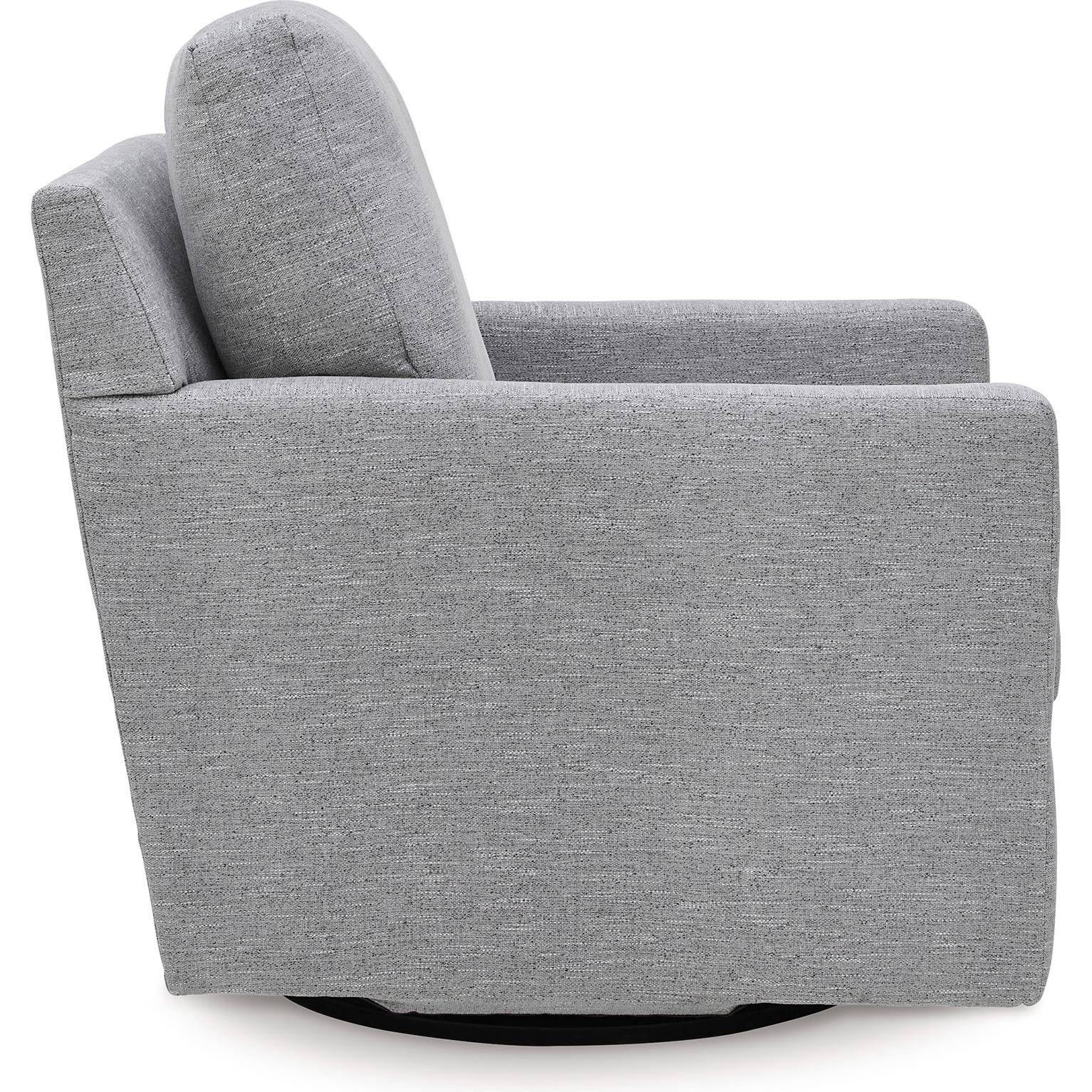 Diamond Modern Furniture Exclusive Design Freybourne Next-Gen Nuvella Swivel Accent Chair A3000737 IMAGE 3
