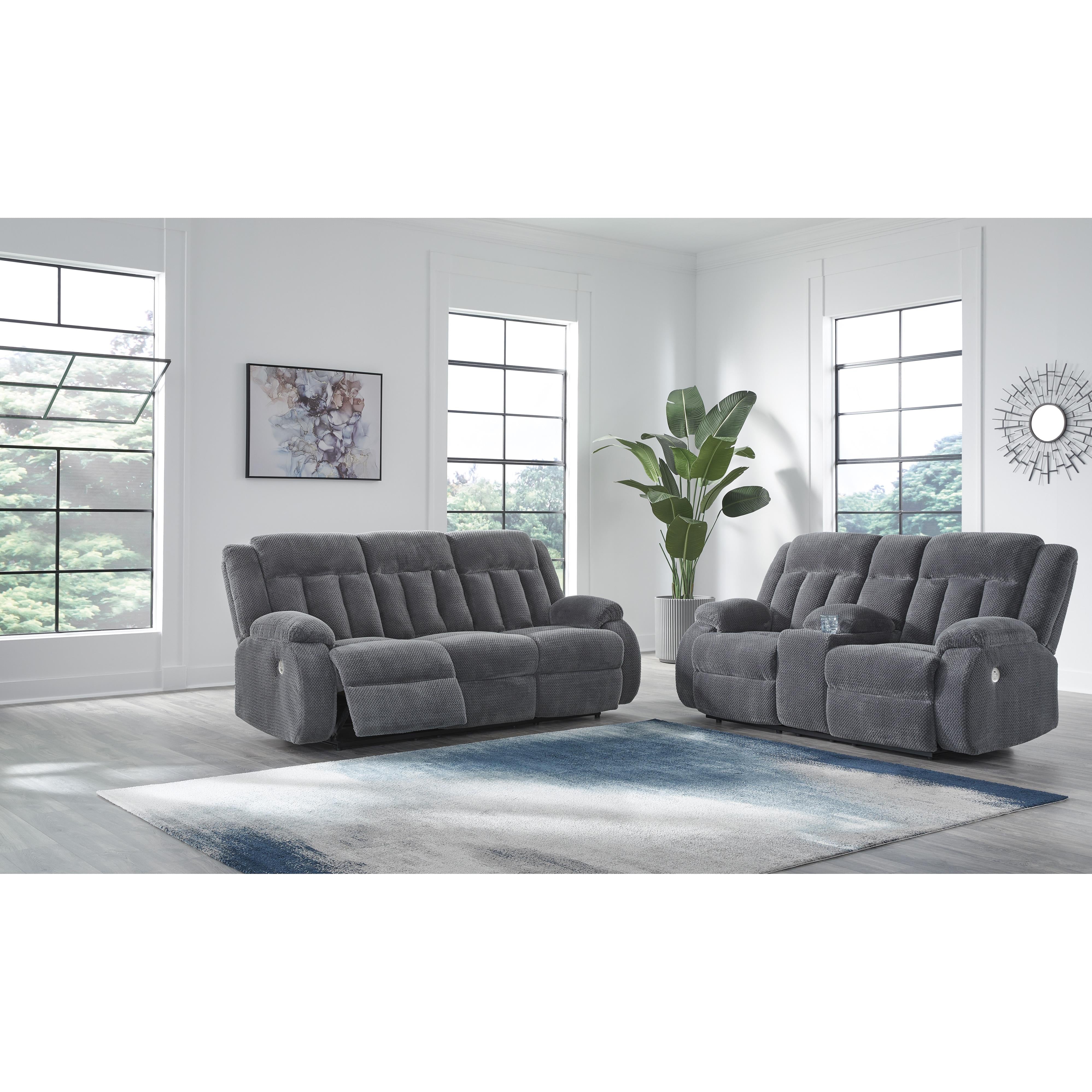 Diamond Modern Furniture Exclusive Design Observation Loveseat with Console PC2140596 IMAGE 7