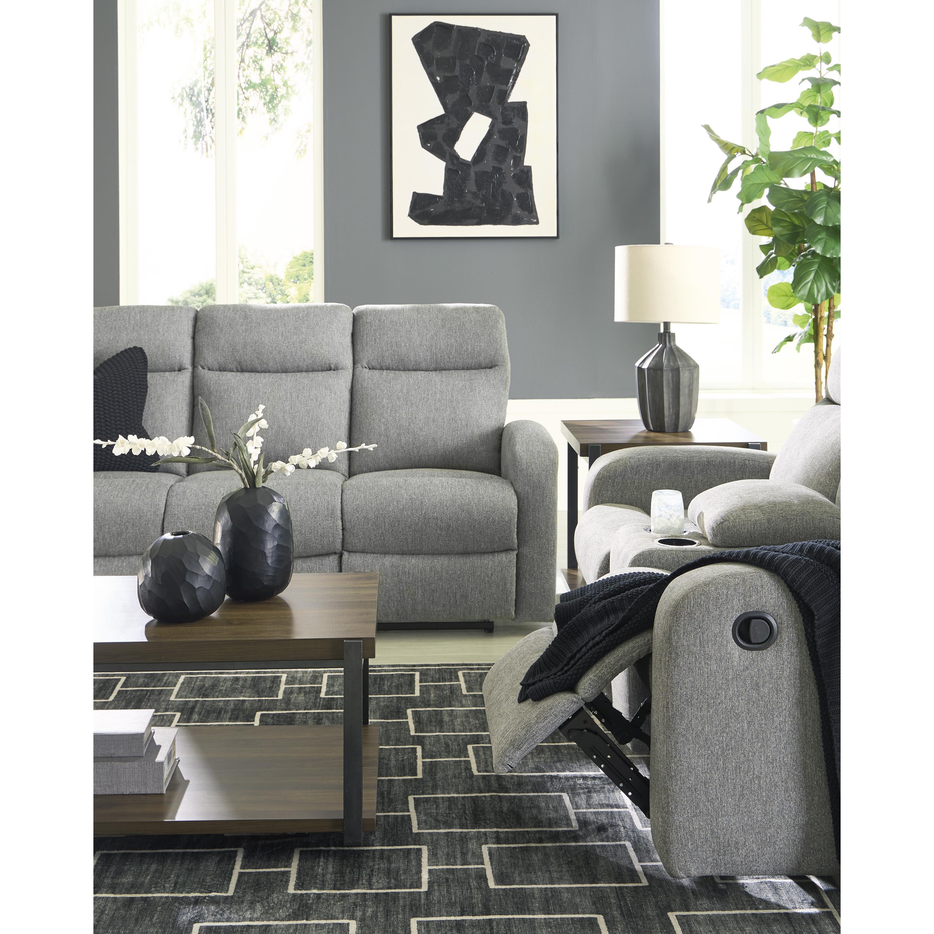 Diamond Modern Furniture Exclusive Design Gauntlet Loveseat with Console PC4220494 IMAGE 12
