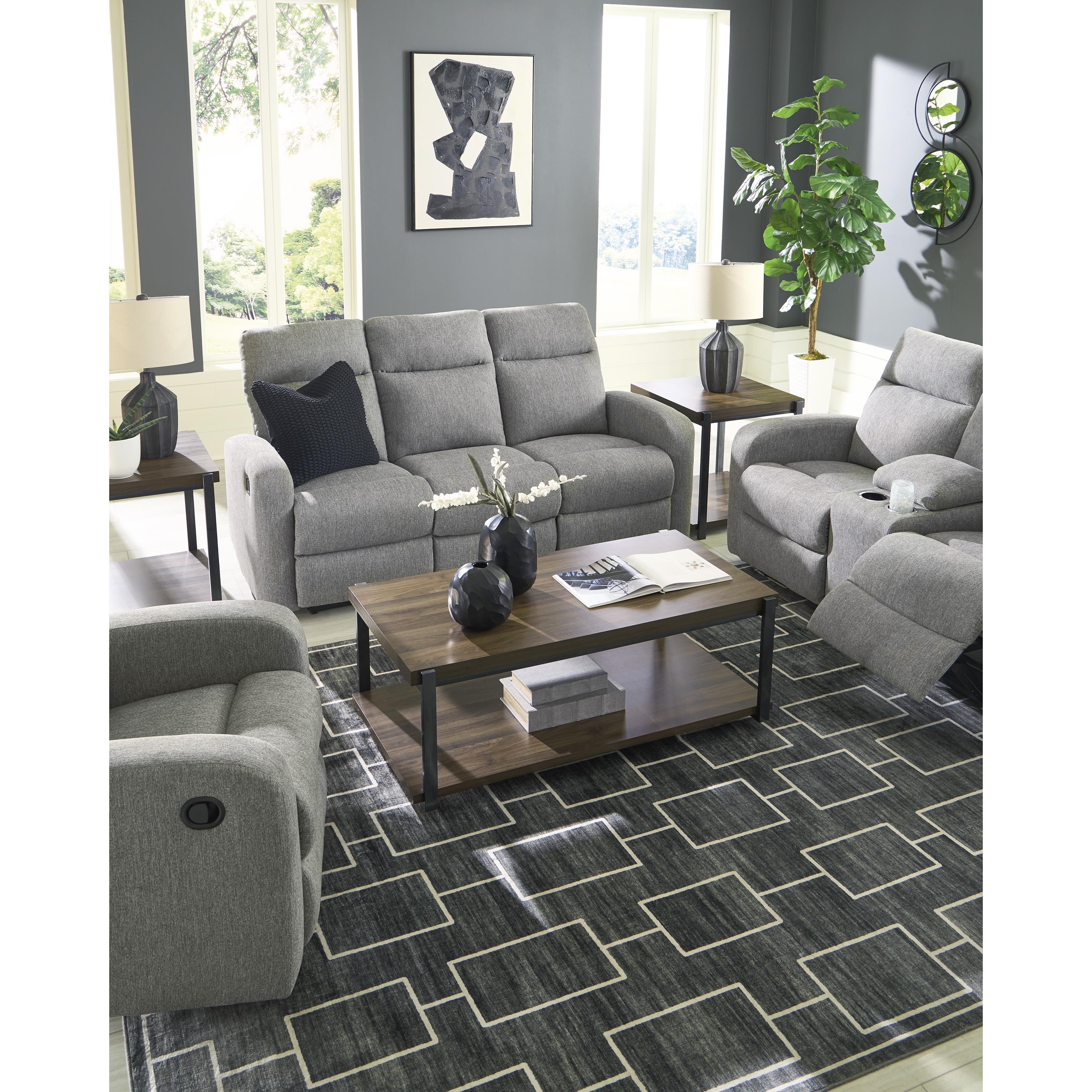 Diamond Modern Furniture Exclusive Design Gauntlet Loveseat with Console PC4220494 IMAGE 13