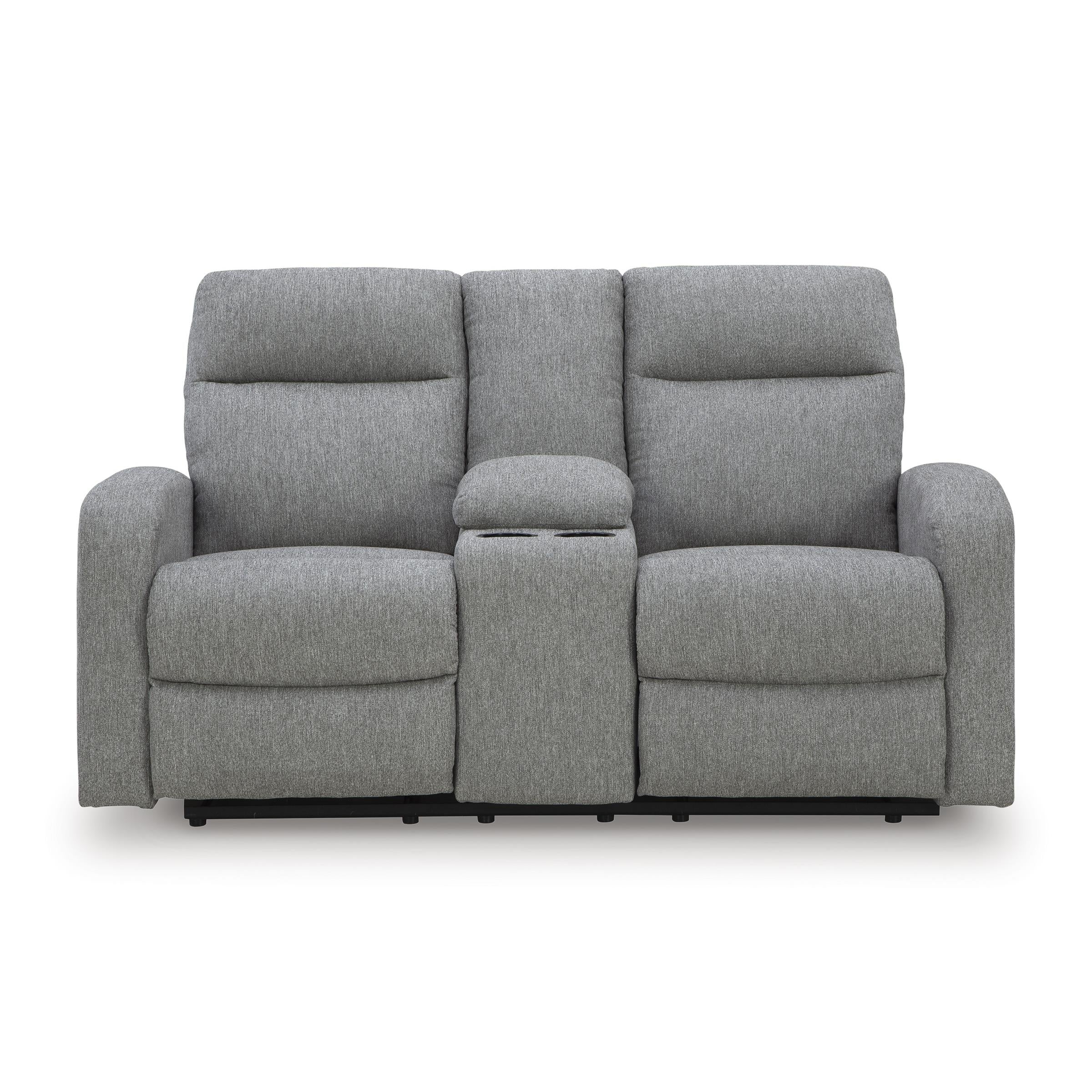 Diamond Modern Furniture Exclusive Design Gauntlet Loveseat with Console PC4220494 IMAGE 3