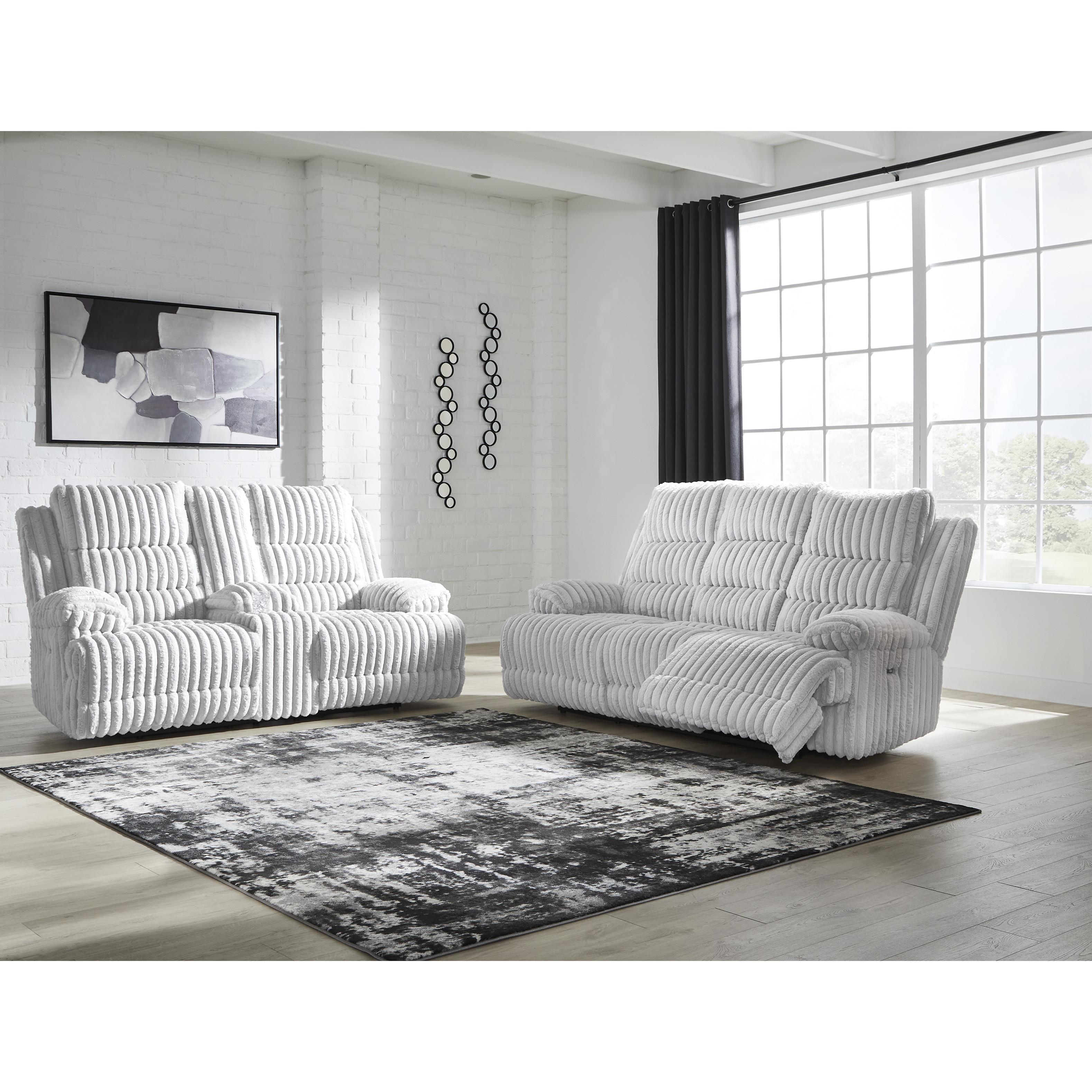 Diamond Modern Furniture Exclusive Design Rhines Falls Loveseat with Console PC4280496 IMAGE 7