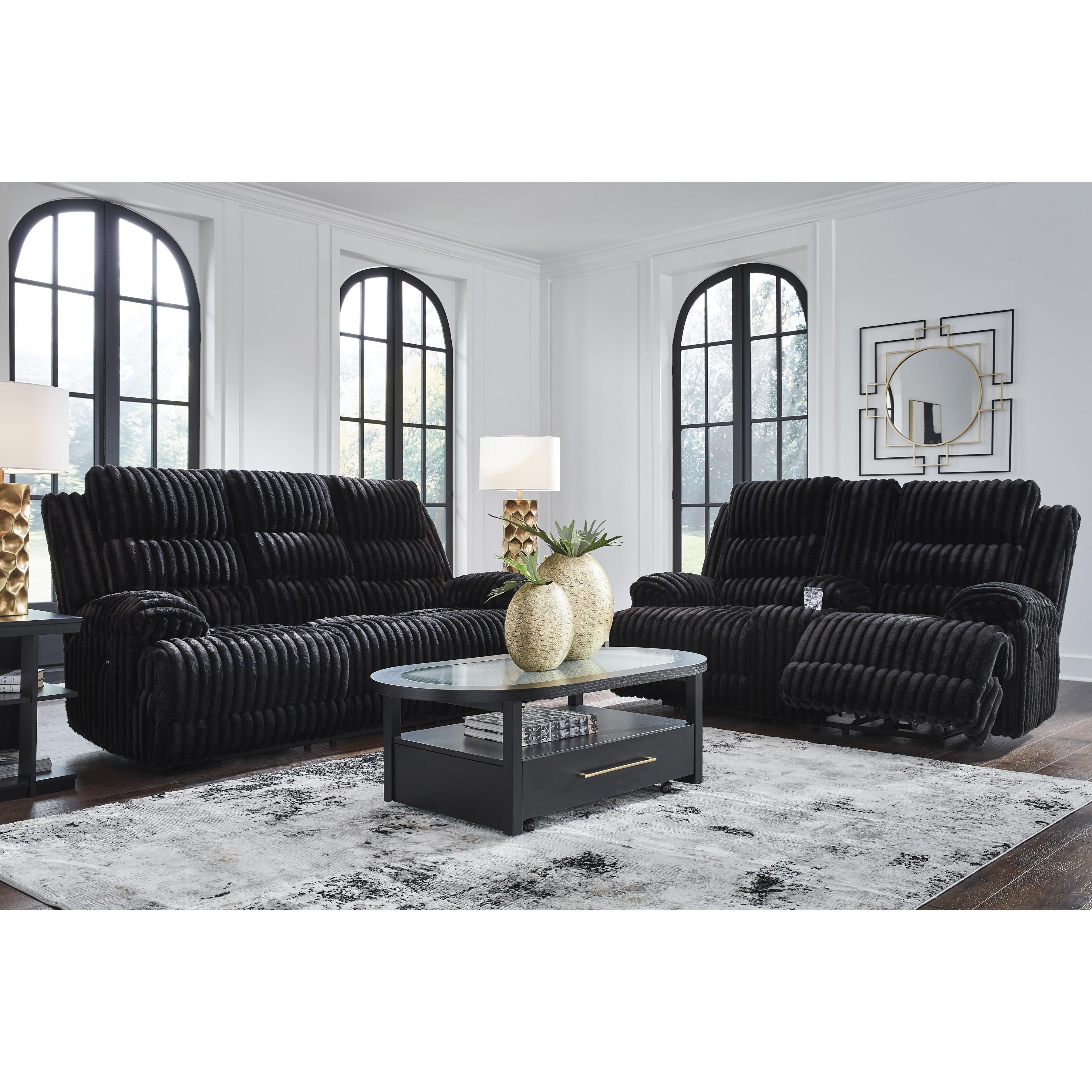 Diamond Modern Furniture Exclusive Design Rhine Falls Loveseat with Console PC4280596 IMAGE 8