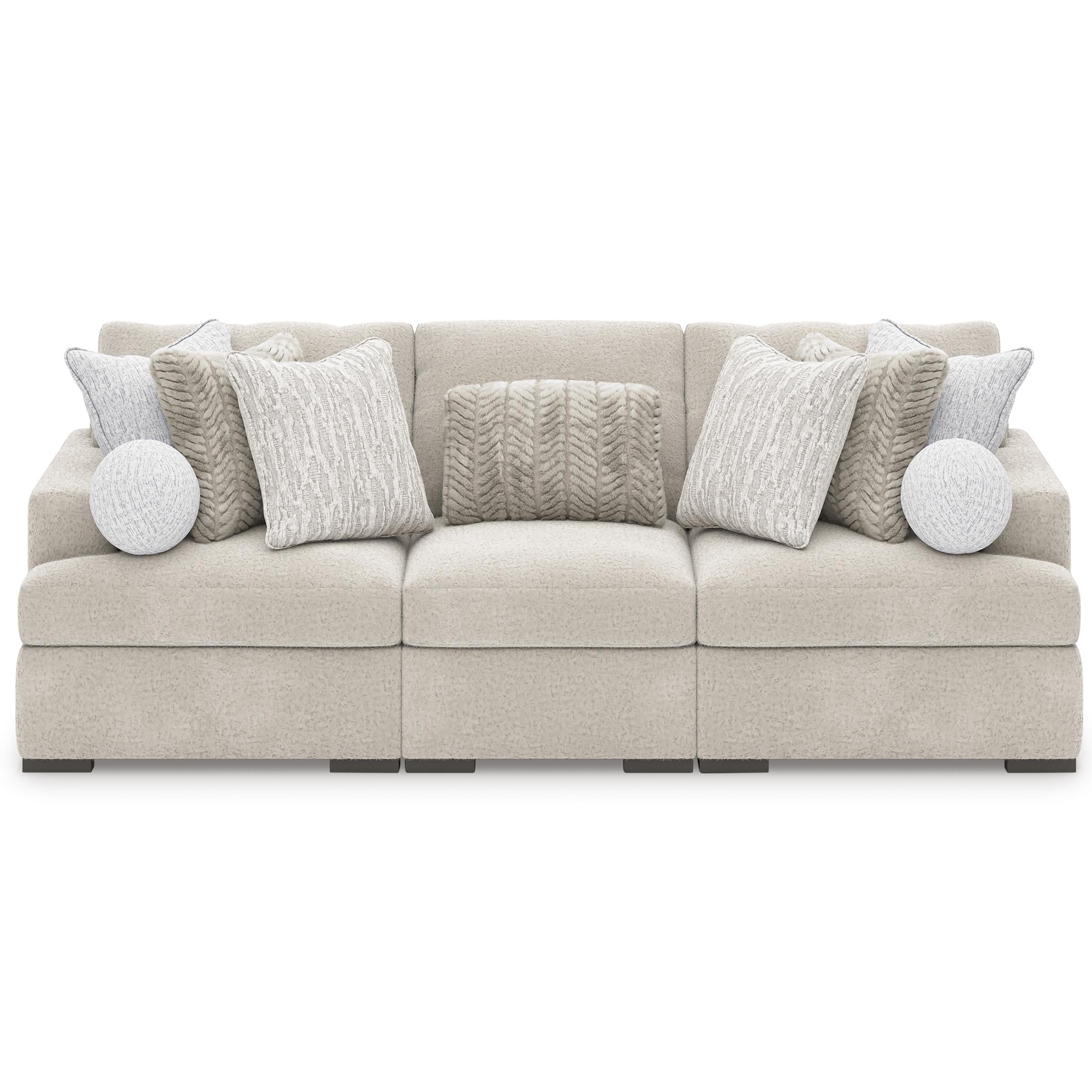 Signature Design by Ashley Cuddle Plush PC59106S5 3 pc Sectional IMAGE 2