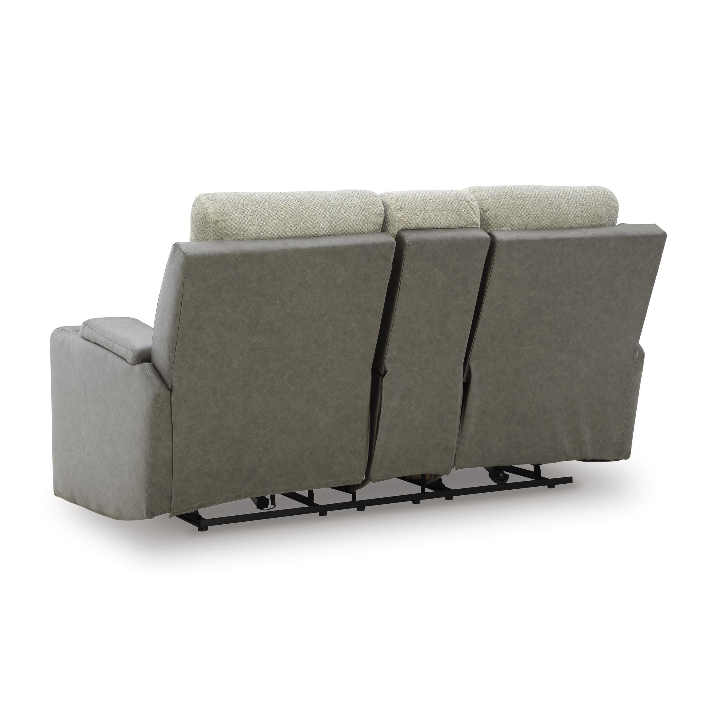 Diamond Modern Furniture Exclusive Design WhipLash Loveseat with Console PC6320418 IMAGE 4