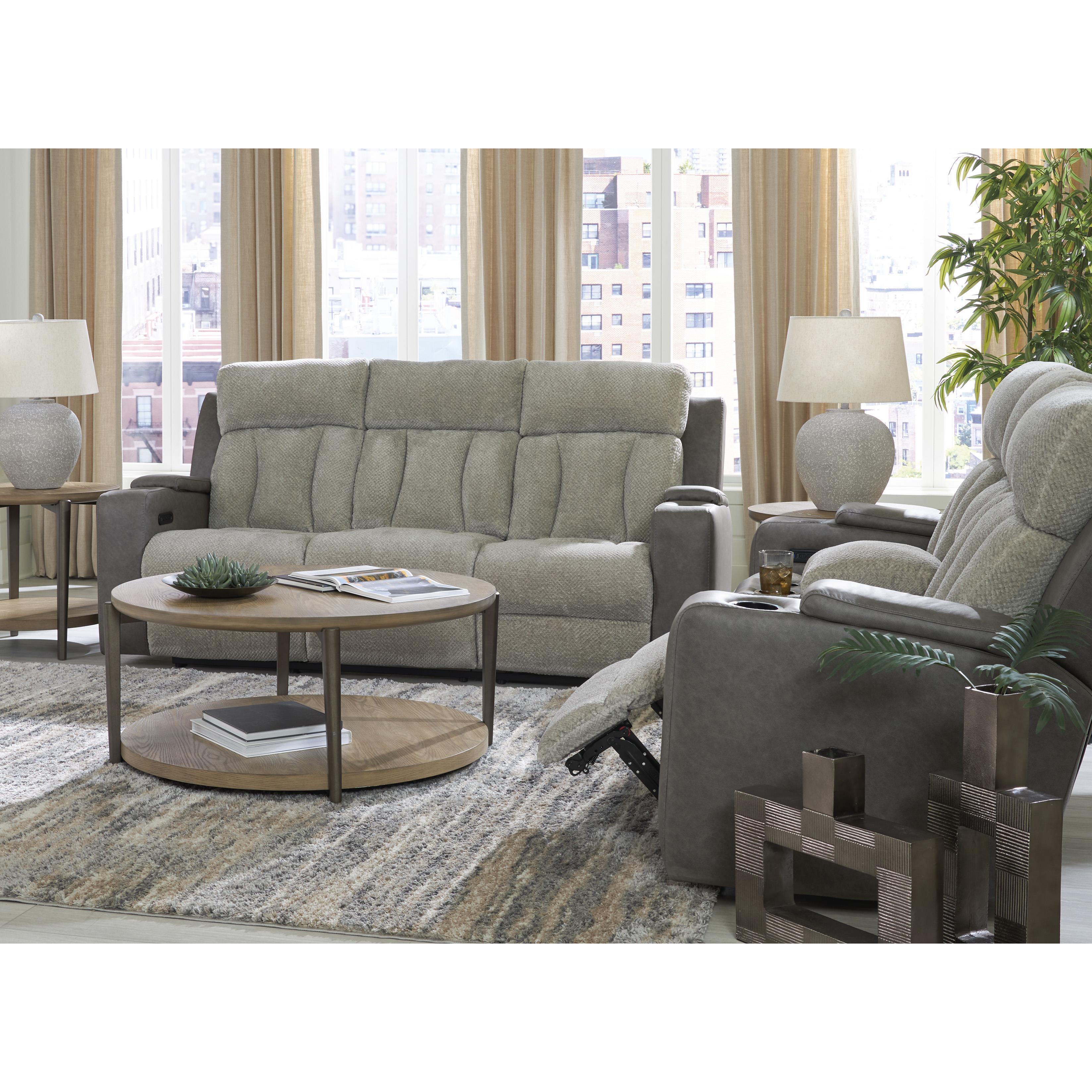 Diamond Modern Furniture Exclusive Design WhipLash Loveseat with Console PC6320418 IMAGE 9