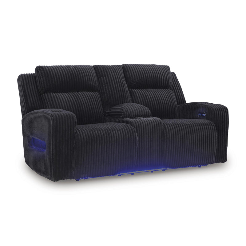 Diamond Modern Furniture Exclusive Design Forest Lake Fabric Loveseat with Console PC6420218 IMAGE 1