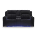 Diamond Modern Furniture Exclusive Design Forest Lake Fabric Loveseat with Console PC6420218 IMAGE 3