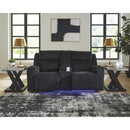 Diamond Modern Furniture Exclusive Design Forest Lake Fabric Loveseat with Console PC6420218 IMAGE 5